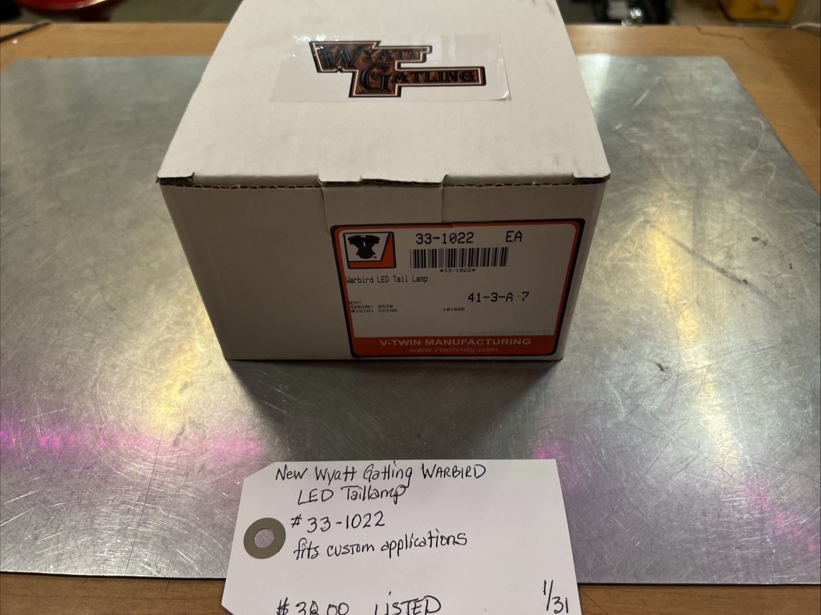 Wyatt Gatling Warbird LED Taillamp #33-1022 | Knobtown Cycle