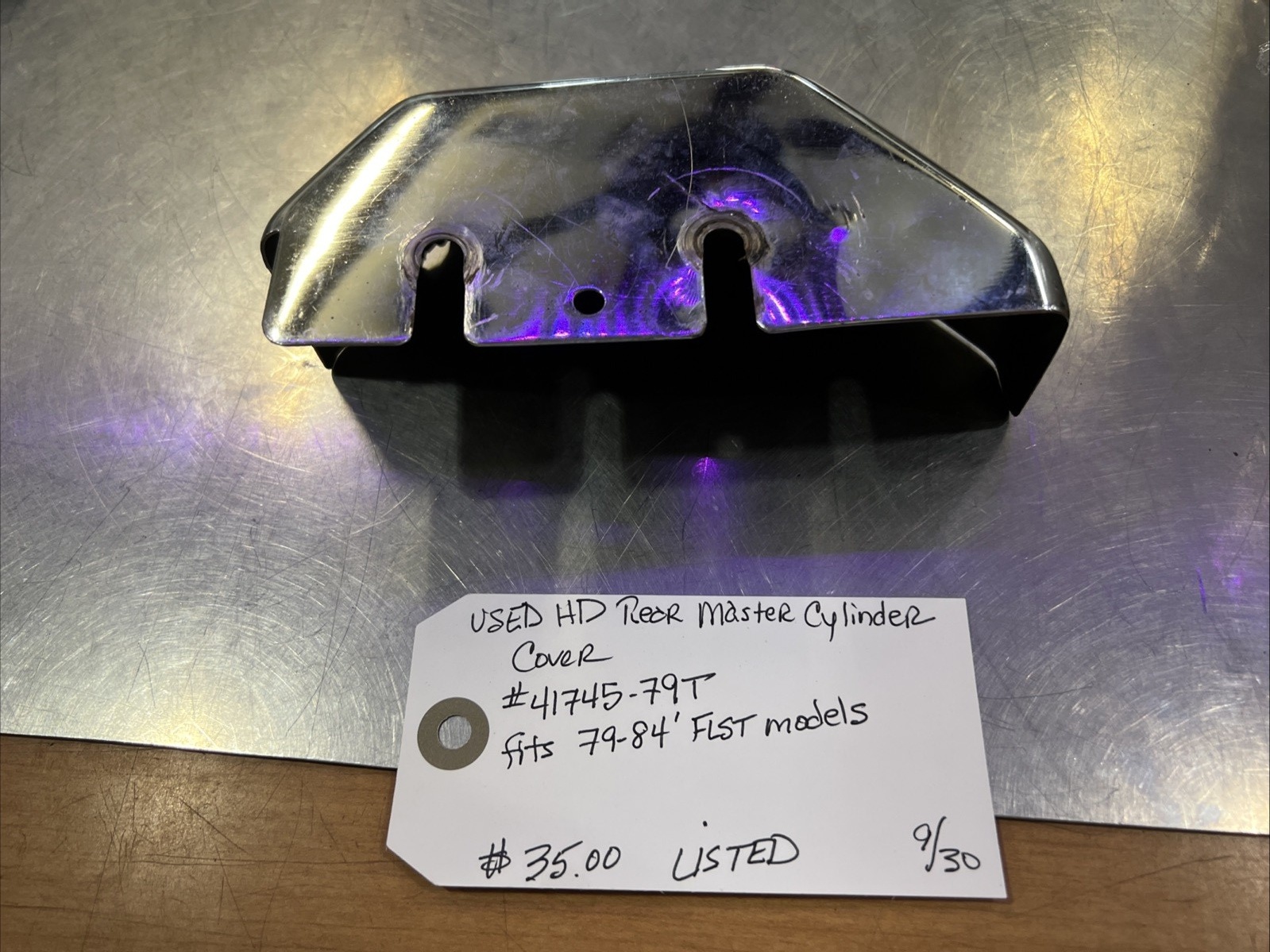 Harley Davidson Rear Master Cylinder Cover #41745-79T