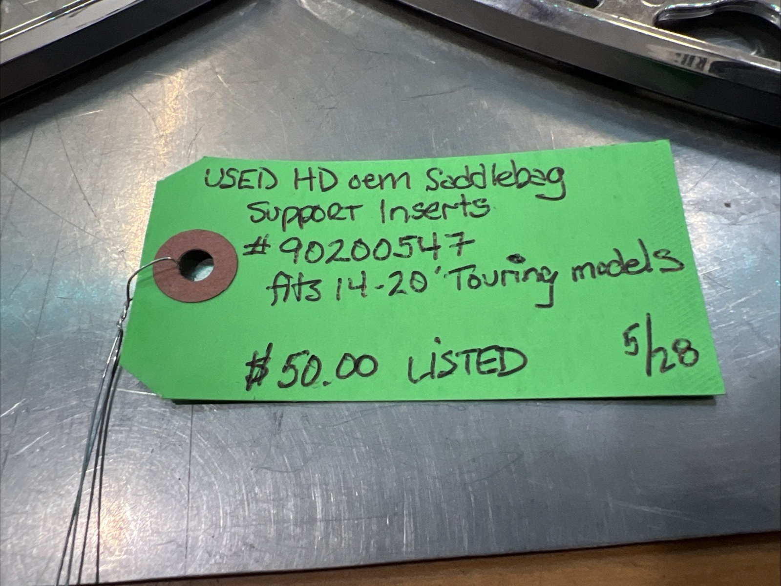 Harley Davidson oem Saddlebag Support Inserts #90200547