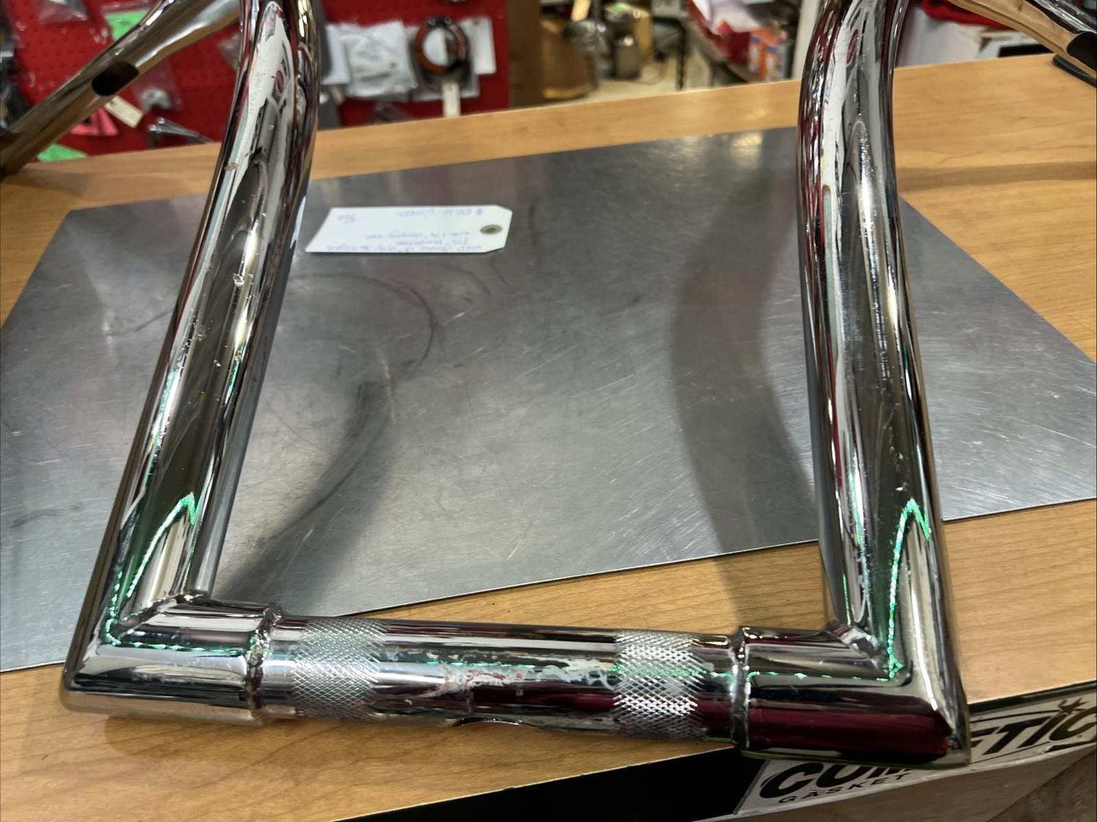 Chrome 18” Hefty Ape Hanger 1-1/2” Handlebar