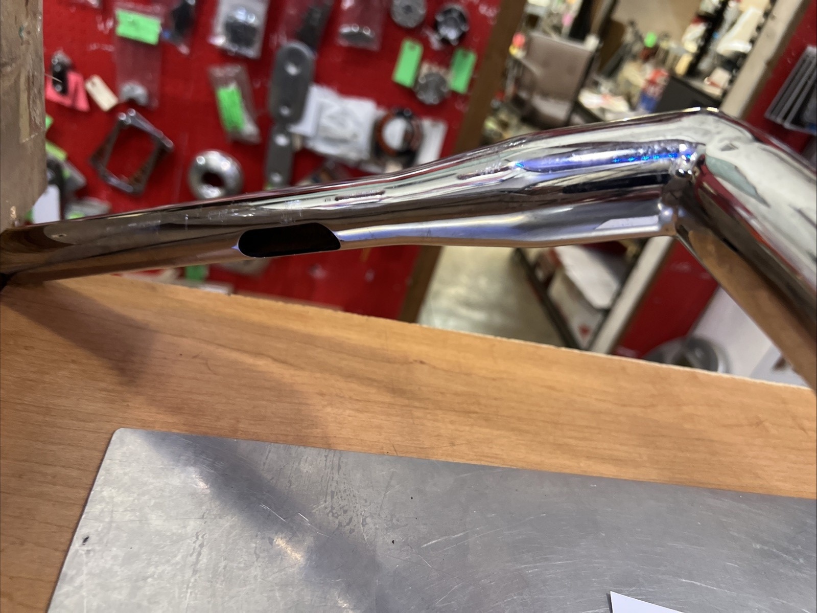 Chrome 18” Hefty Ape Hanger 1-1/2” Handlebar