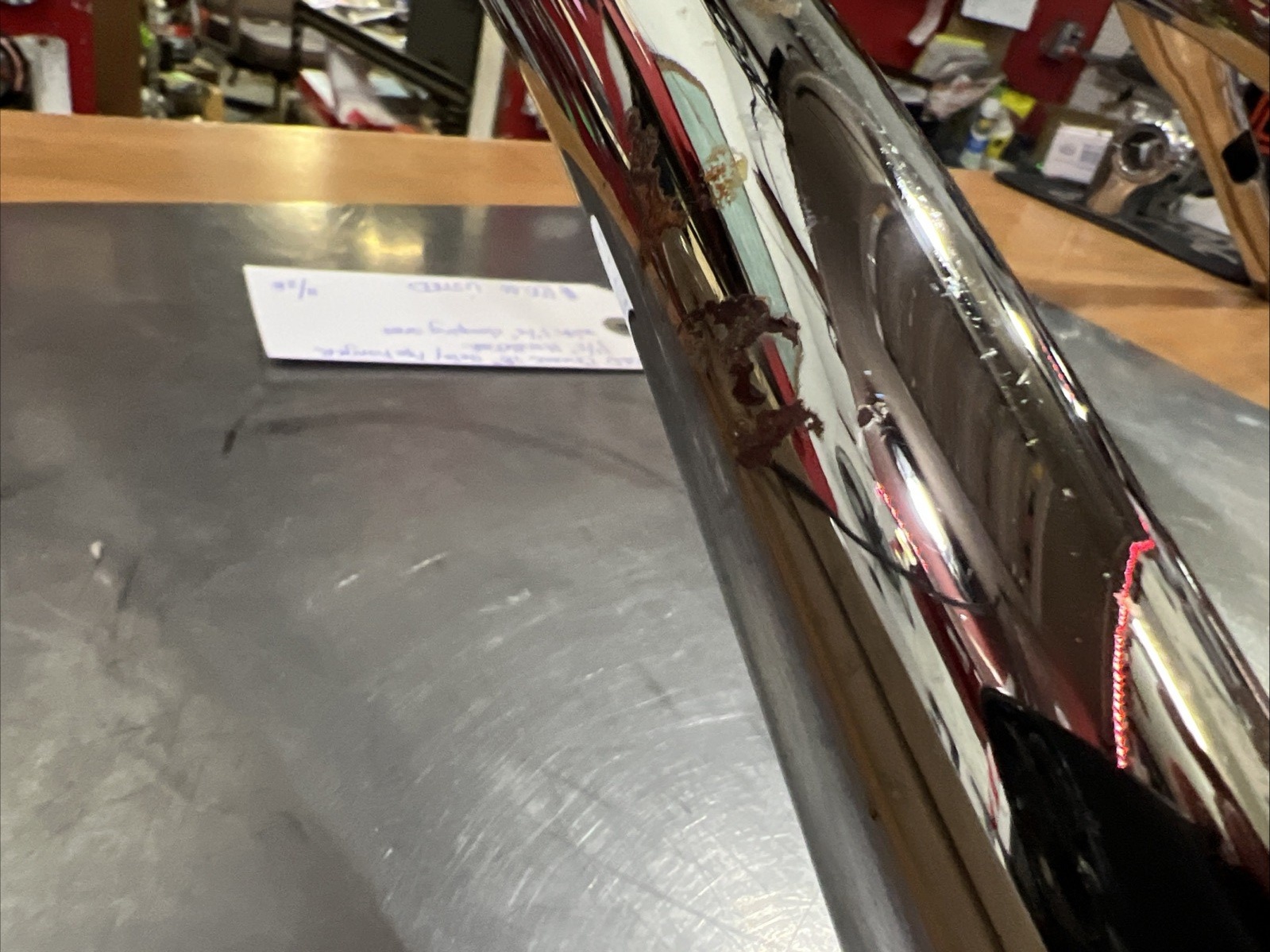 Chrome 18” Hefty Ape Hanger 1-1/2” Handlebar