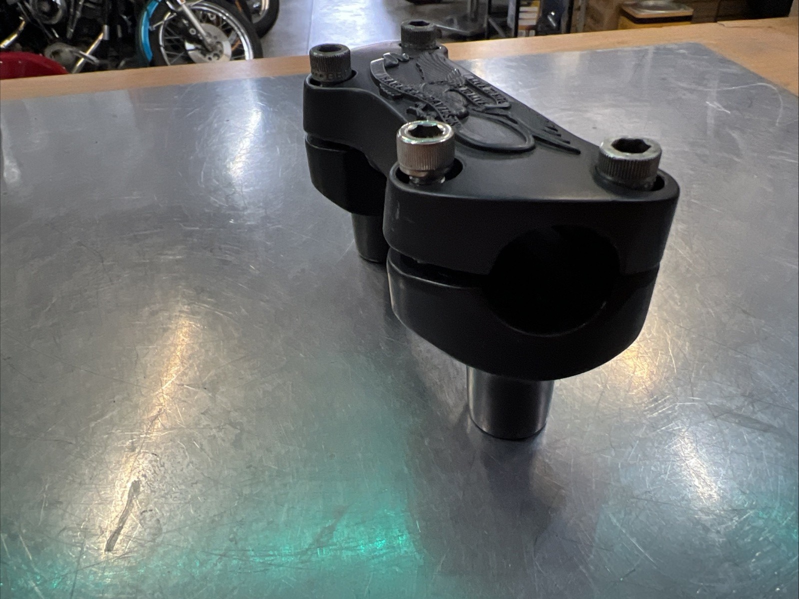 Harley Davidson Live To Ride Handlebar Clamp & Risers Black