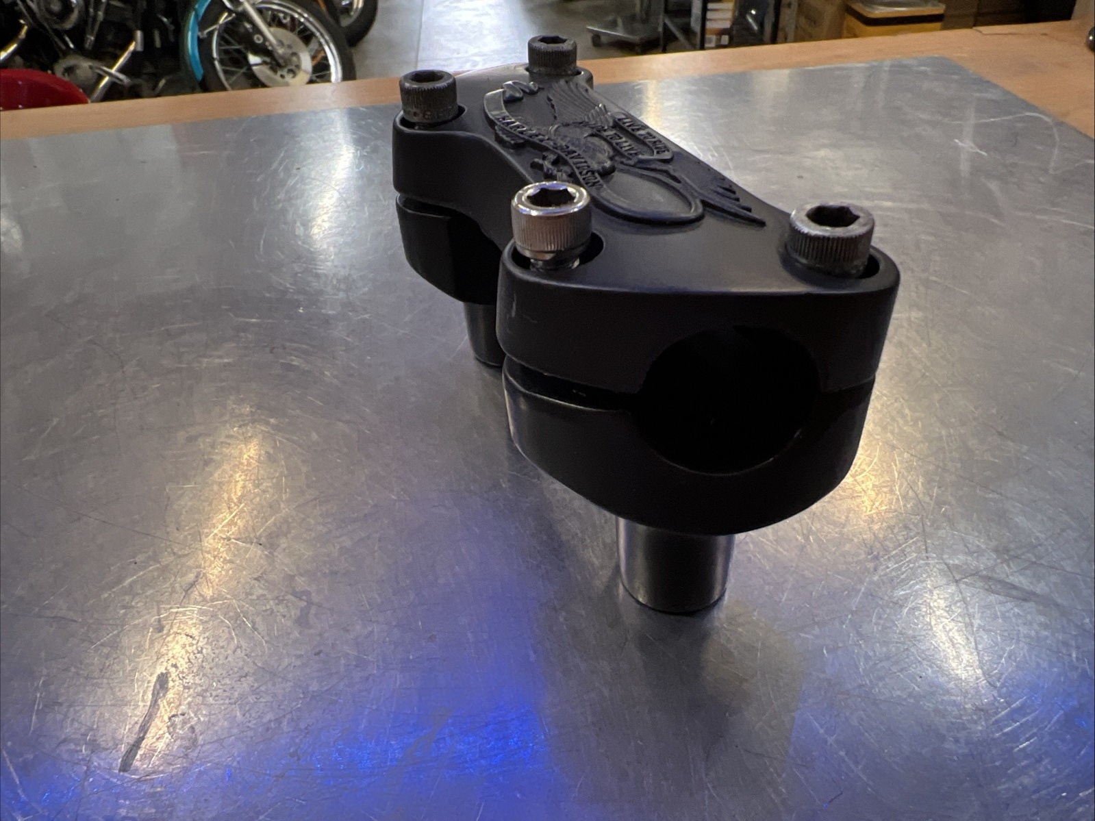 Harley Davidson Live To Ride Handlebar Clamp & Risers Black