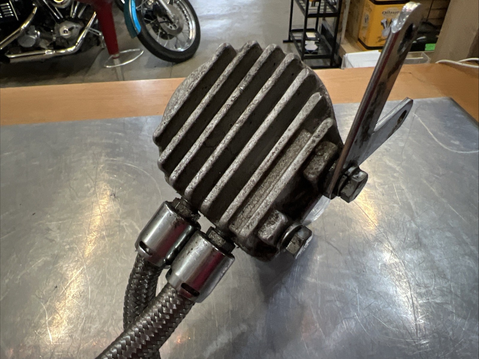 Remote Oil Filter Mount For Harley  | Knobtown Cycle