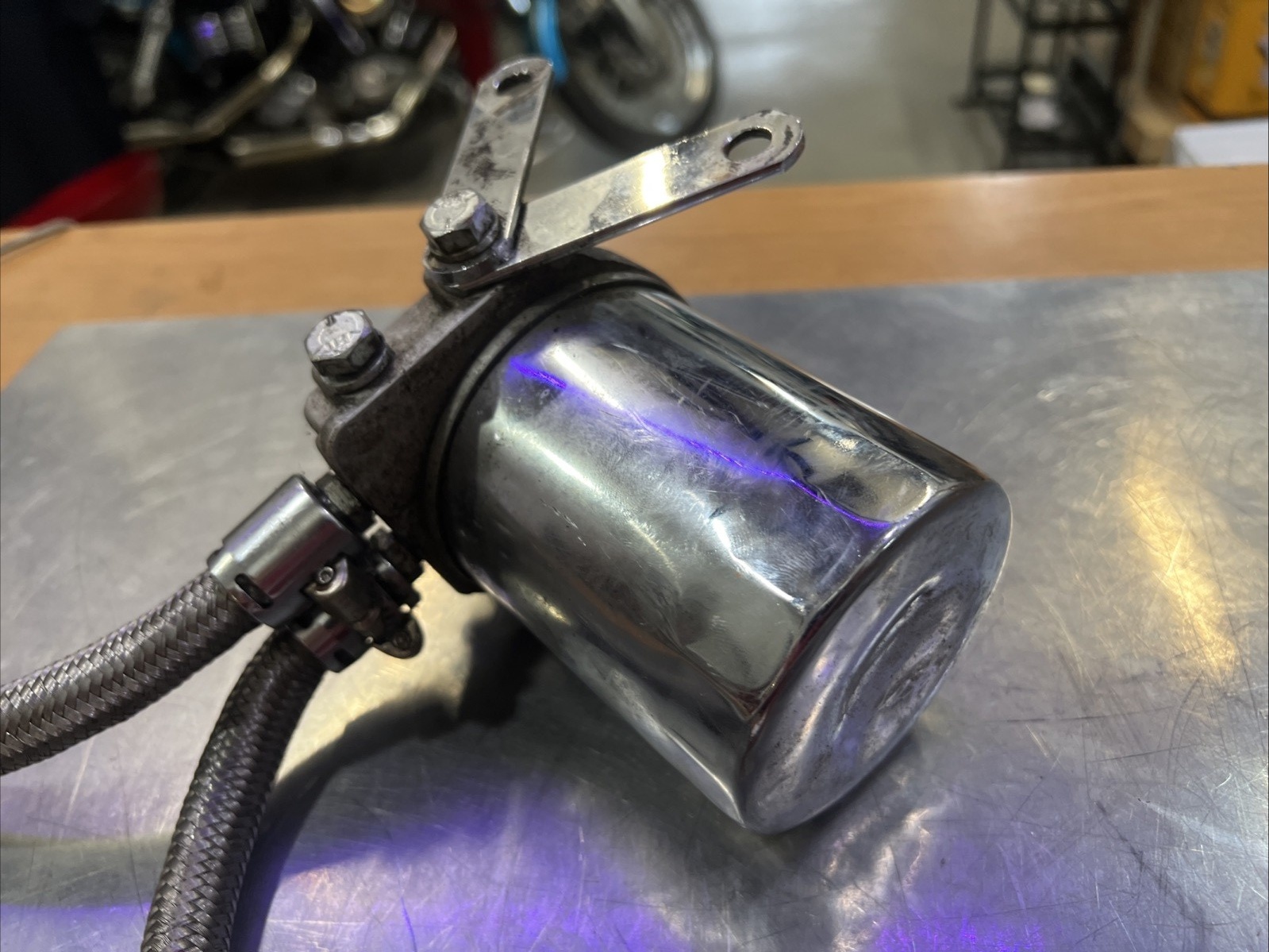 Remote Oil Filter Mount For Harley  | Knobtown Cycle