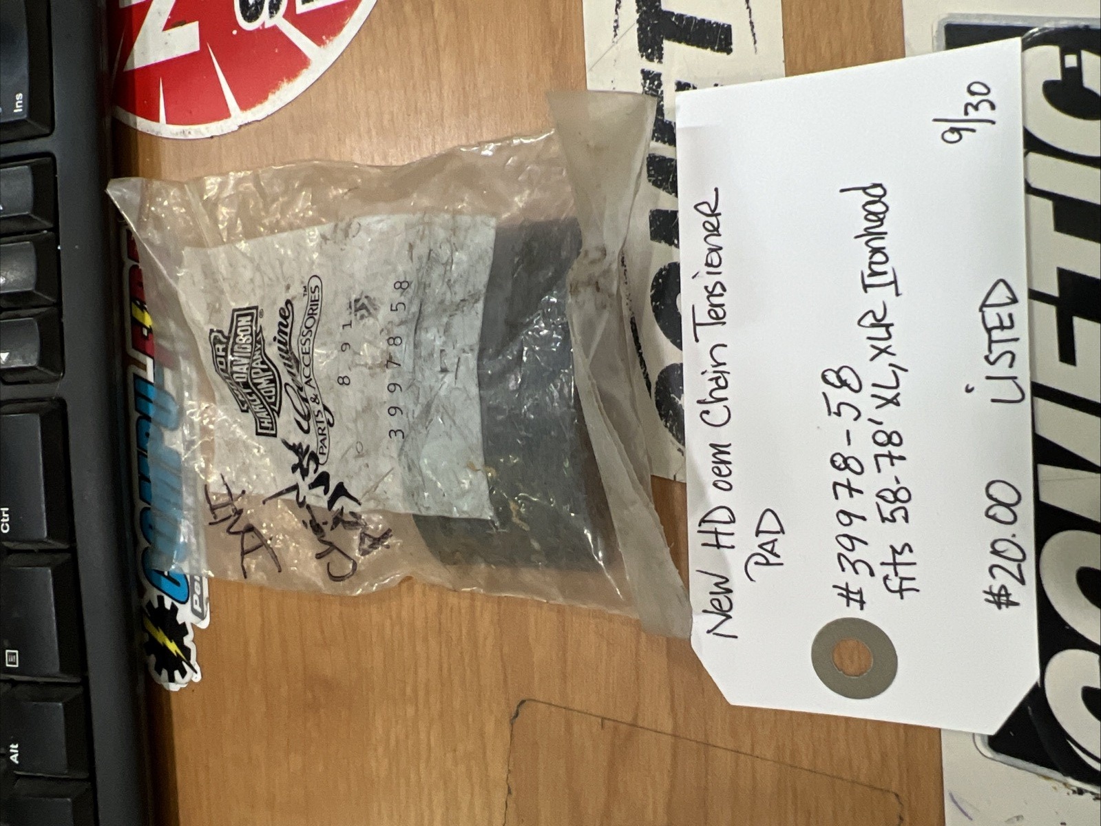 Harley Davidson oem Chain Tensioner Pad #39978-58