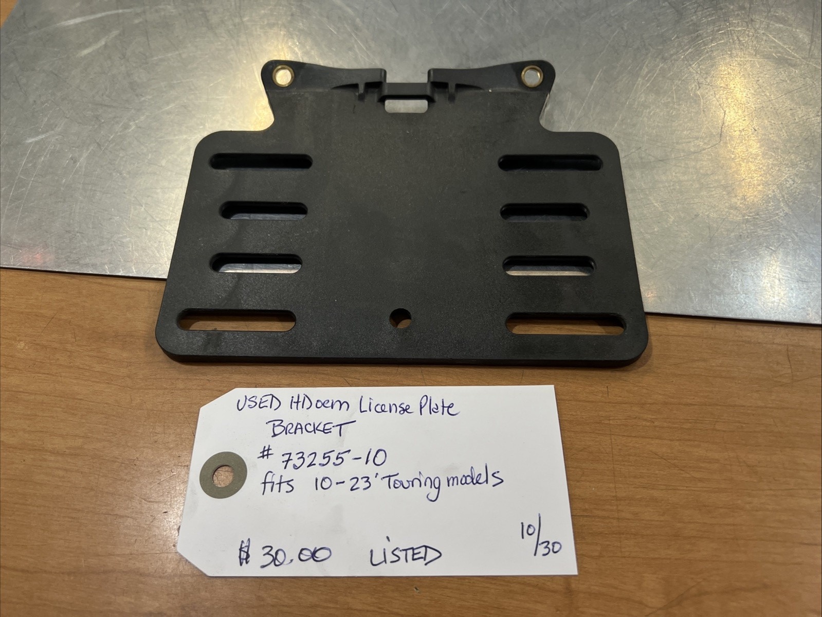 Harley Davidson oem License Plate Bracket #73255-10