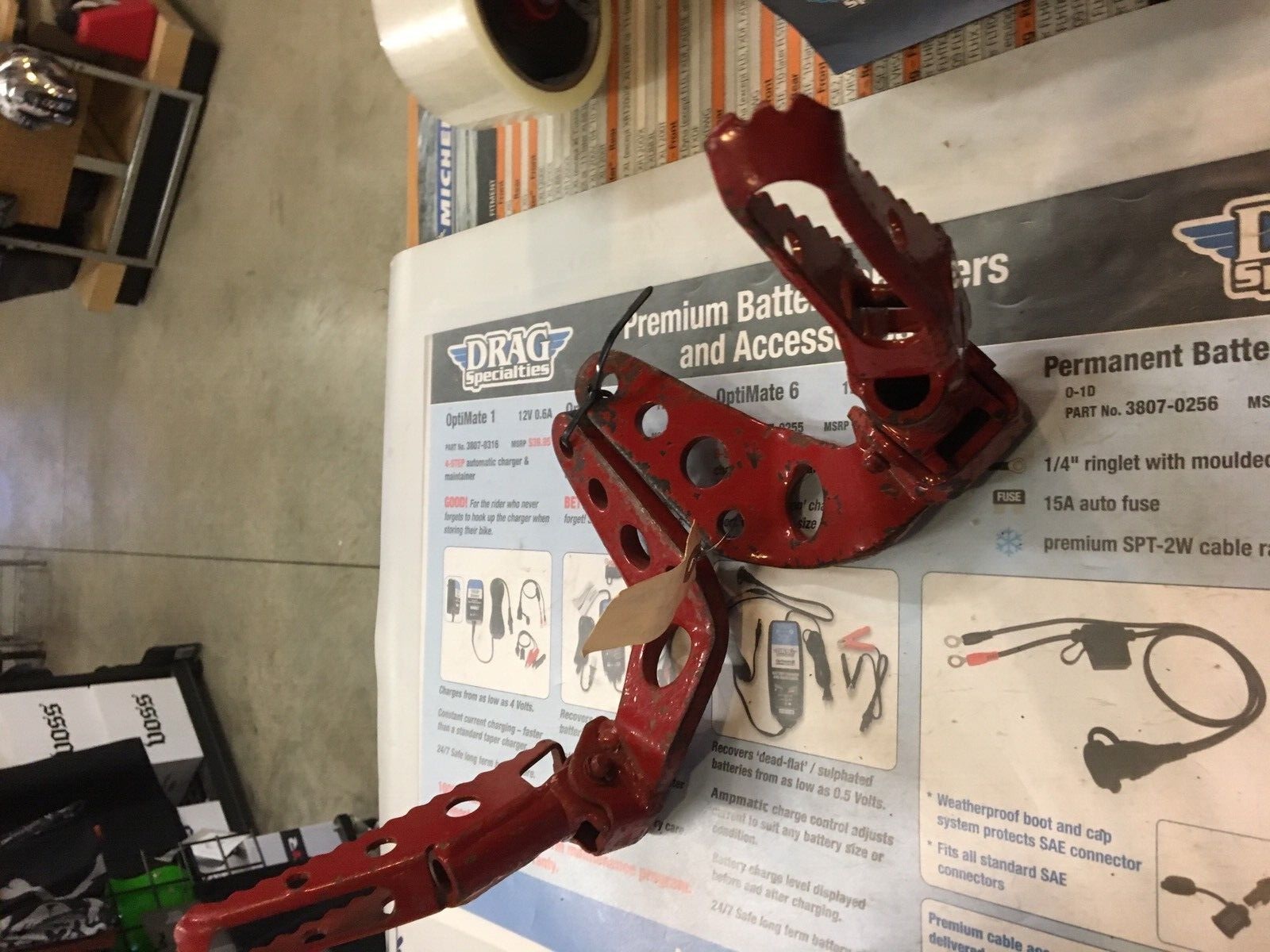 Chopper Or Tractor Footpegs With Brackets | Knobtown Cycle