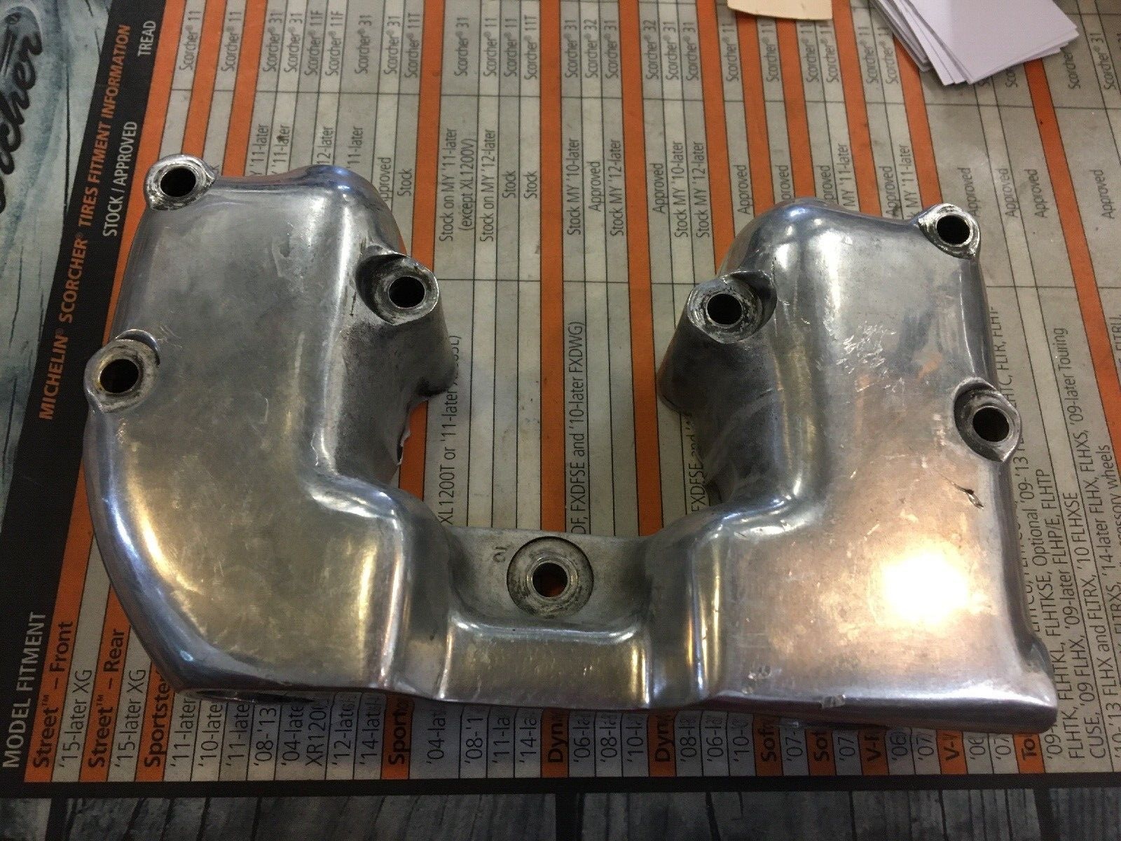 Harley Davidson OEM Polished Rear Rocker Box #17515-71