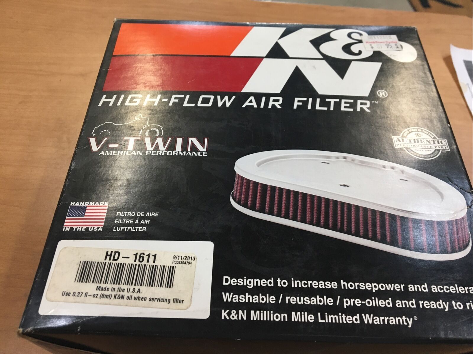 Hi-Flow Air Filter #1011-2898 | Knobtown Cycle Kansas City
