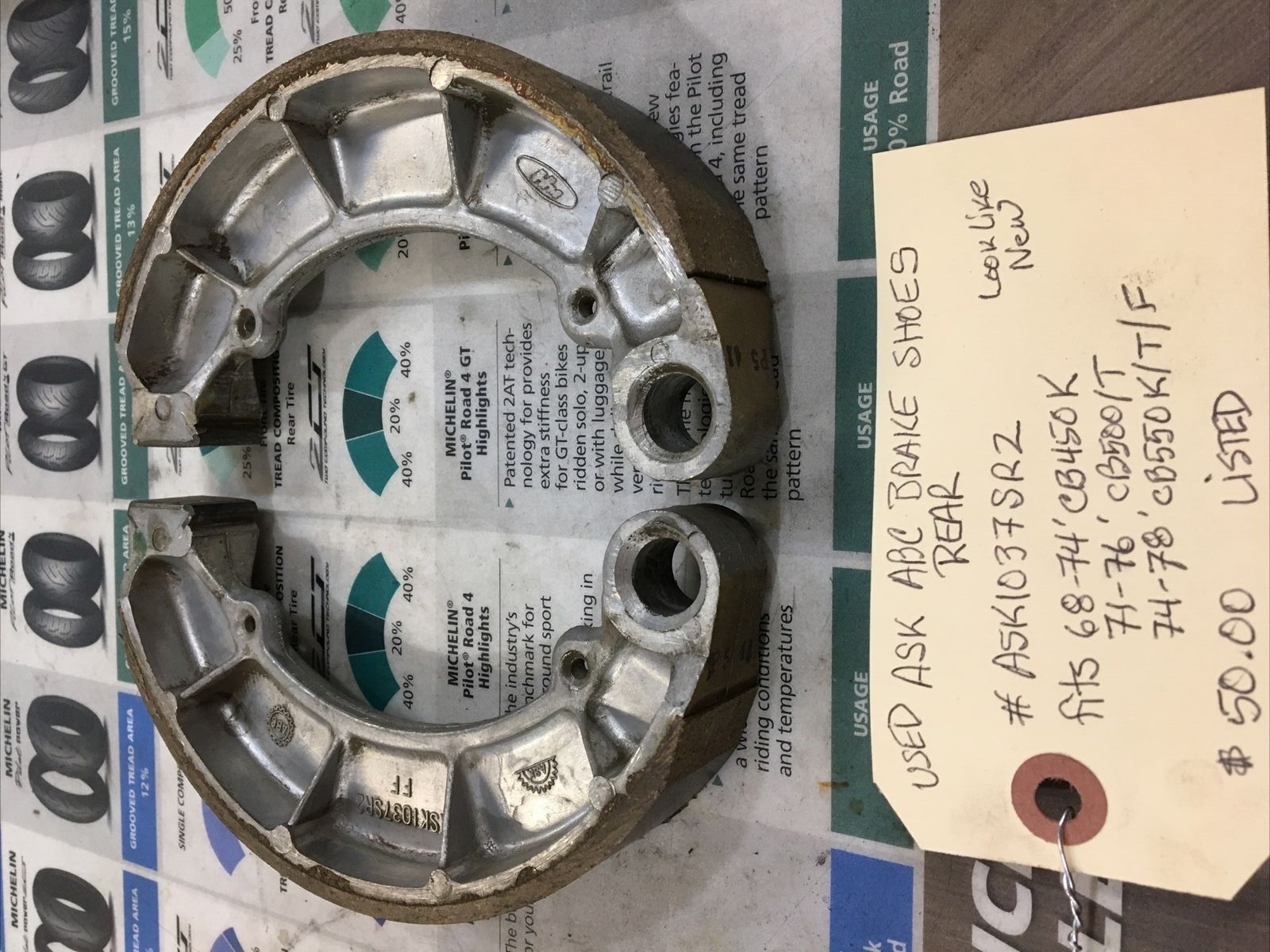 ABC Brake Shoes Rear #ASK1037SR2 | Knobtown Cycle