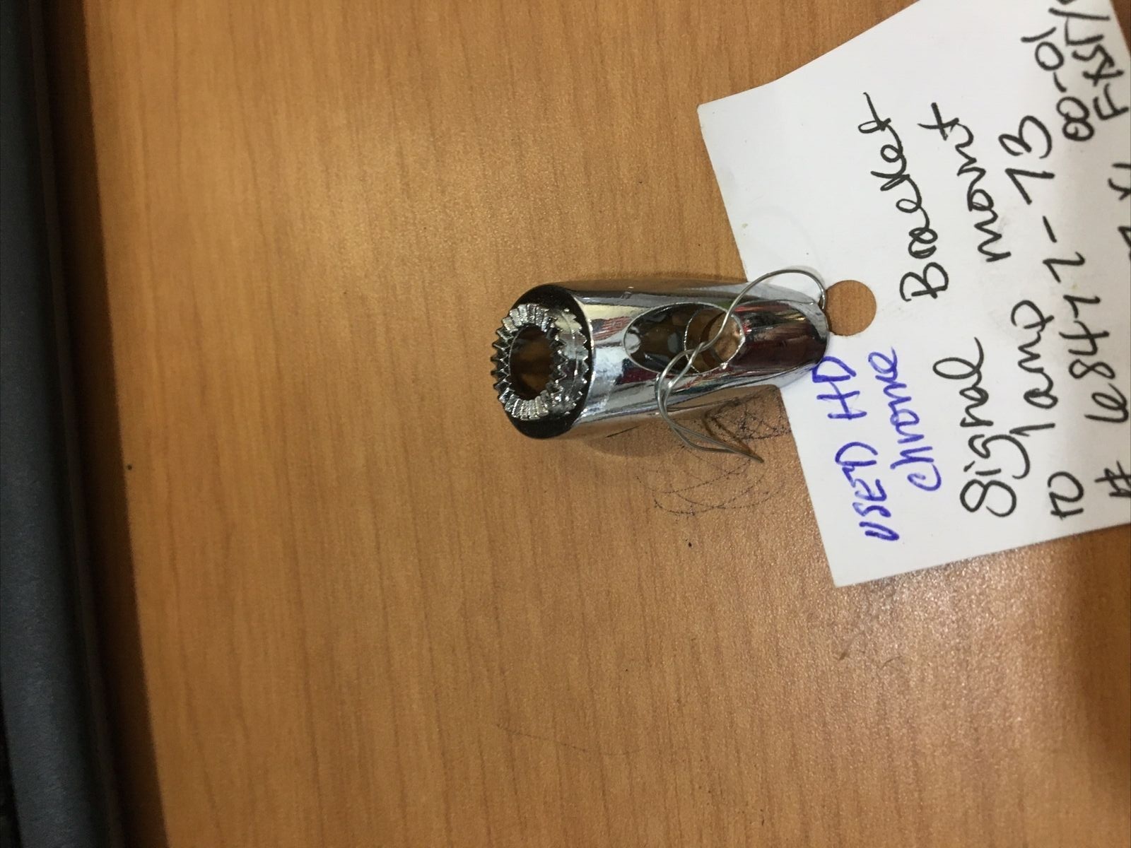 Harley Davidson front turn signal handlebar bracket