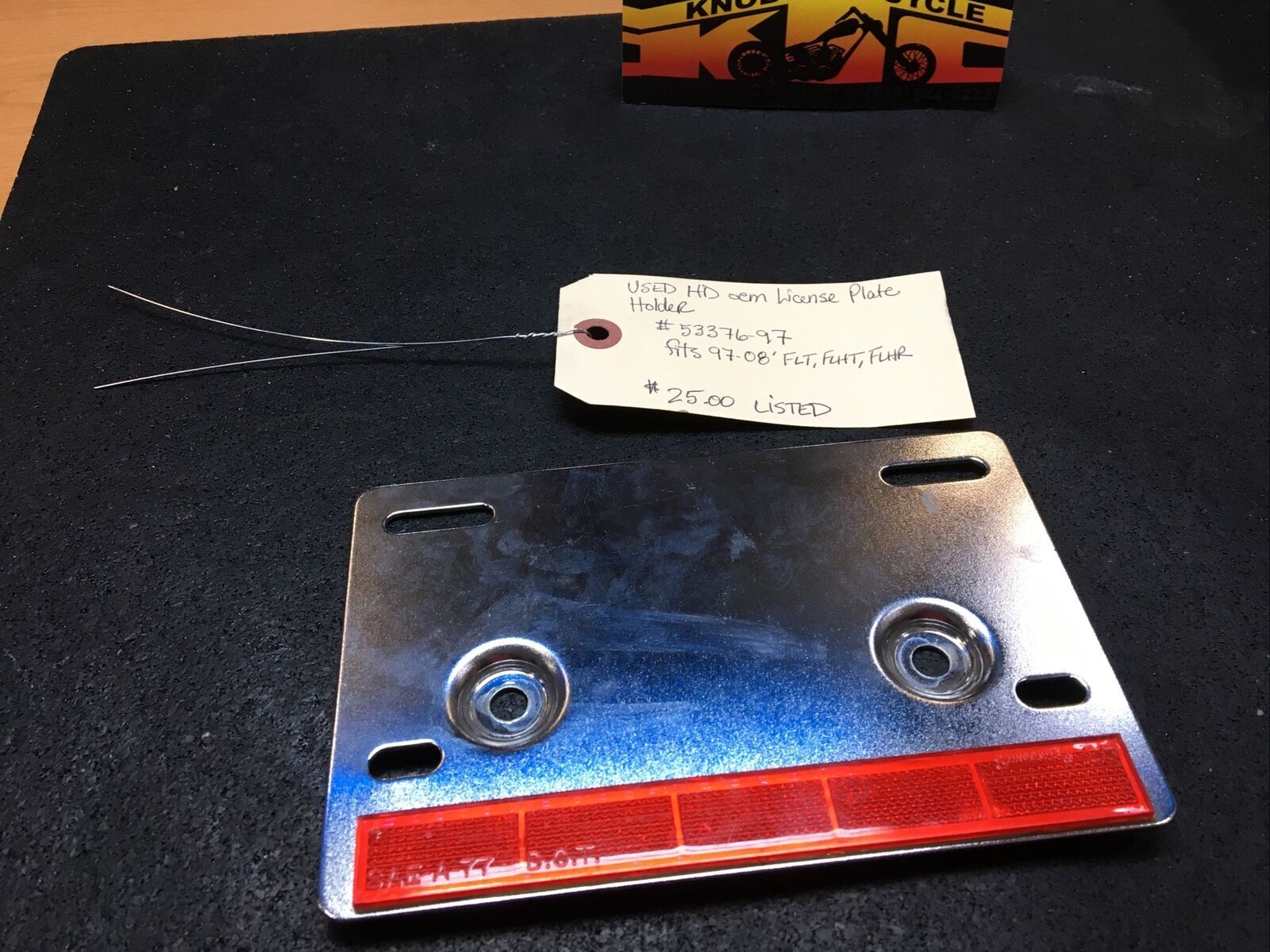 Harley Davidson oem License Plate Holder #53376-97