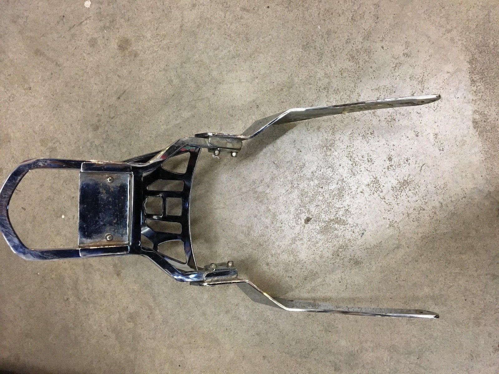 Suzuki C50 Sissy Bar And Luggage Rack | Knobtown Cycle