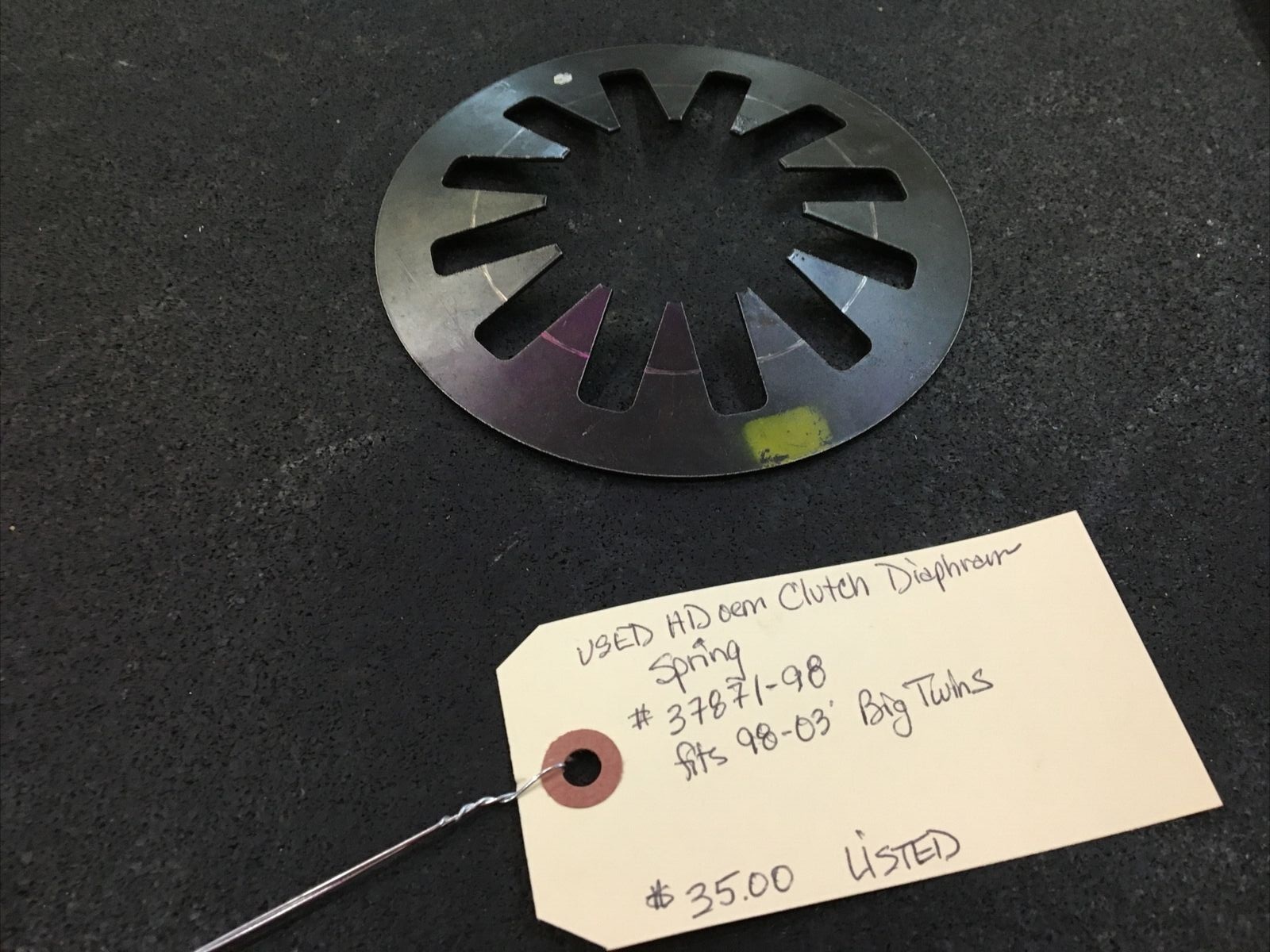 Harley Davidson oem Clutch Diaphram Spring #37871-98