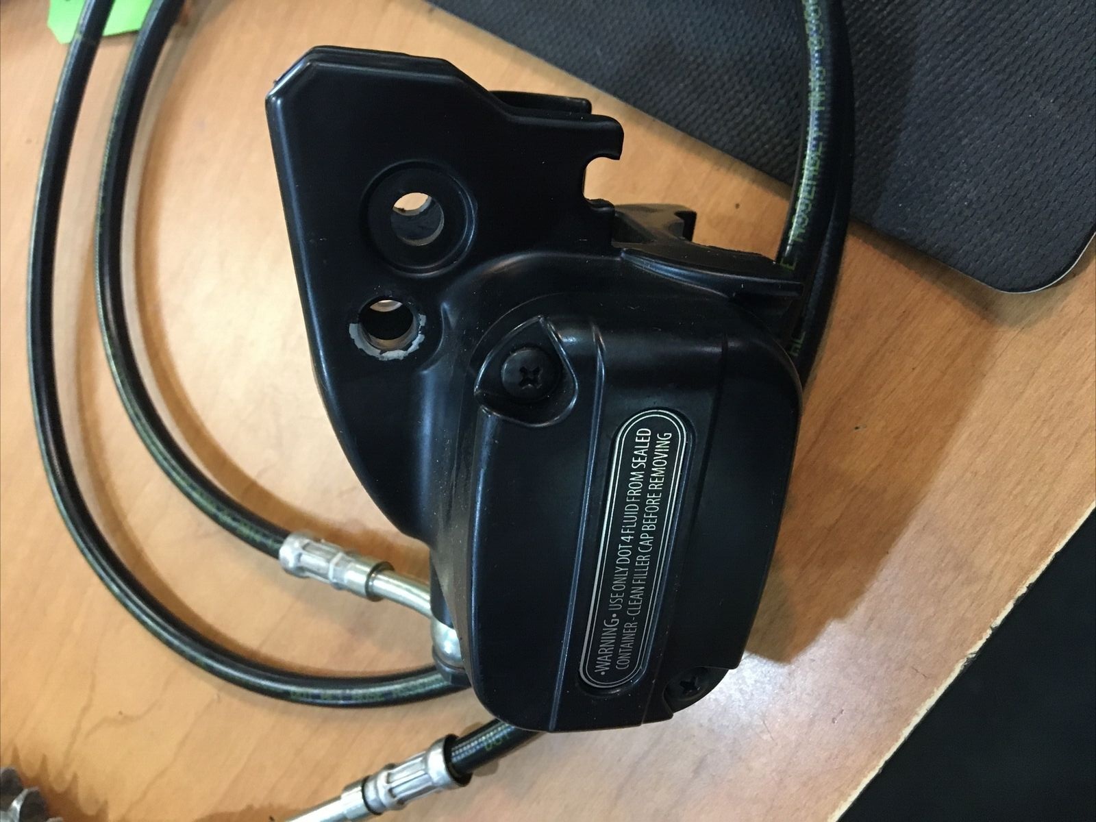 Harley Davidson OEM front brake master cylinder and brake