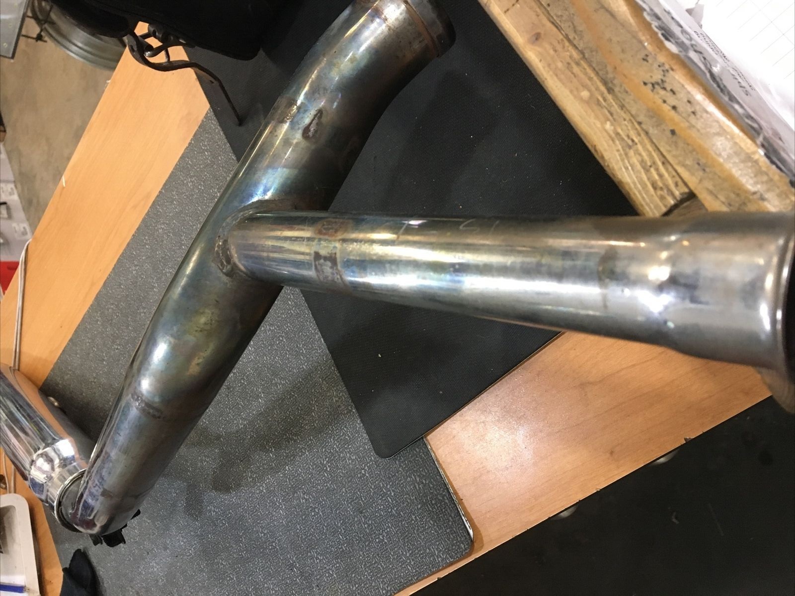 Harley Davidson OEM rear head pipe with screamin eagle