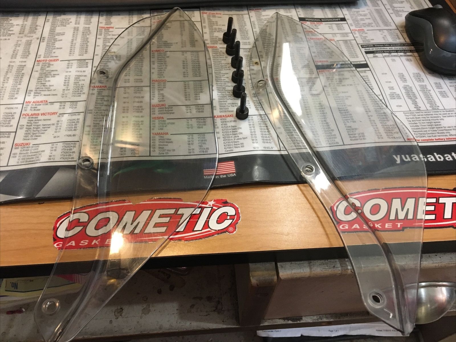 Harley Davidson Lightly Smoked Fairing Air Deflectors