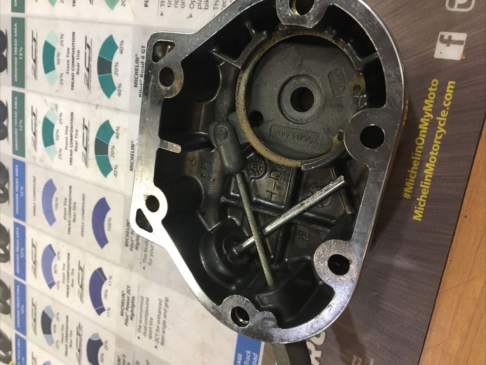 Harley Davidson Oem Chrome Transmission Side Cover 5-speed