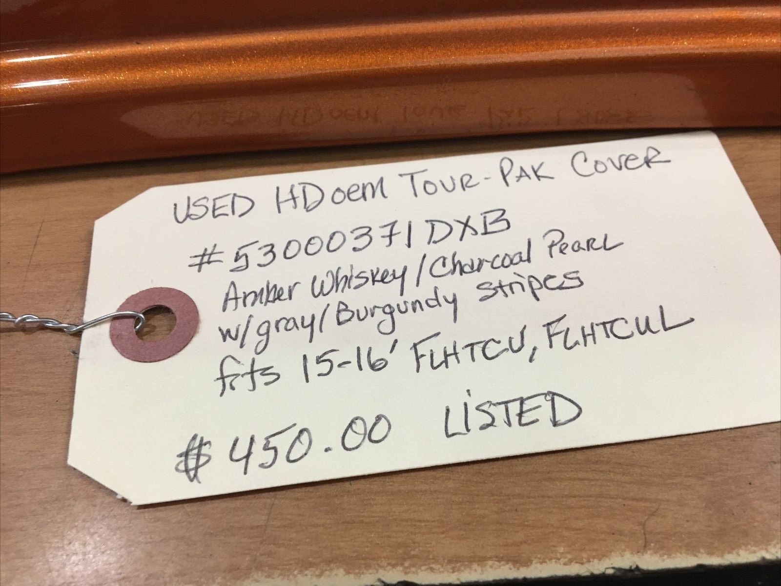 Harley Davidson oem Tour-Pak Cover #53000371DXB