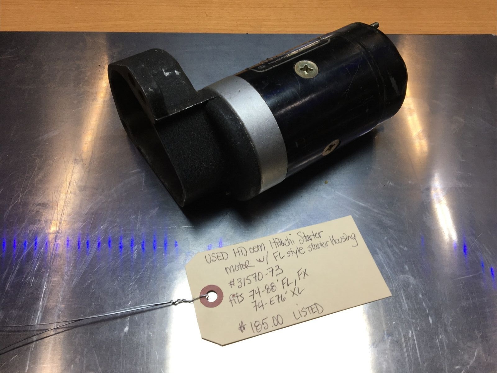 Harley Davidson oem Hitachi Starter Motor With FL Starter