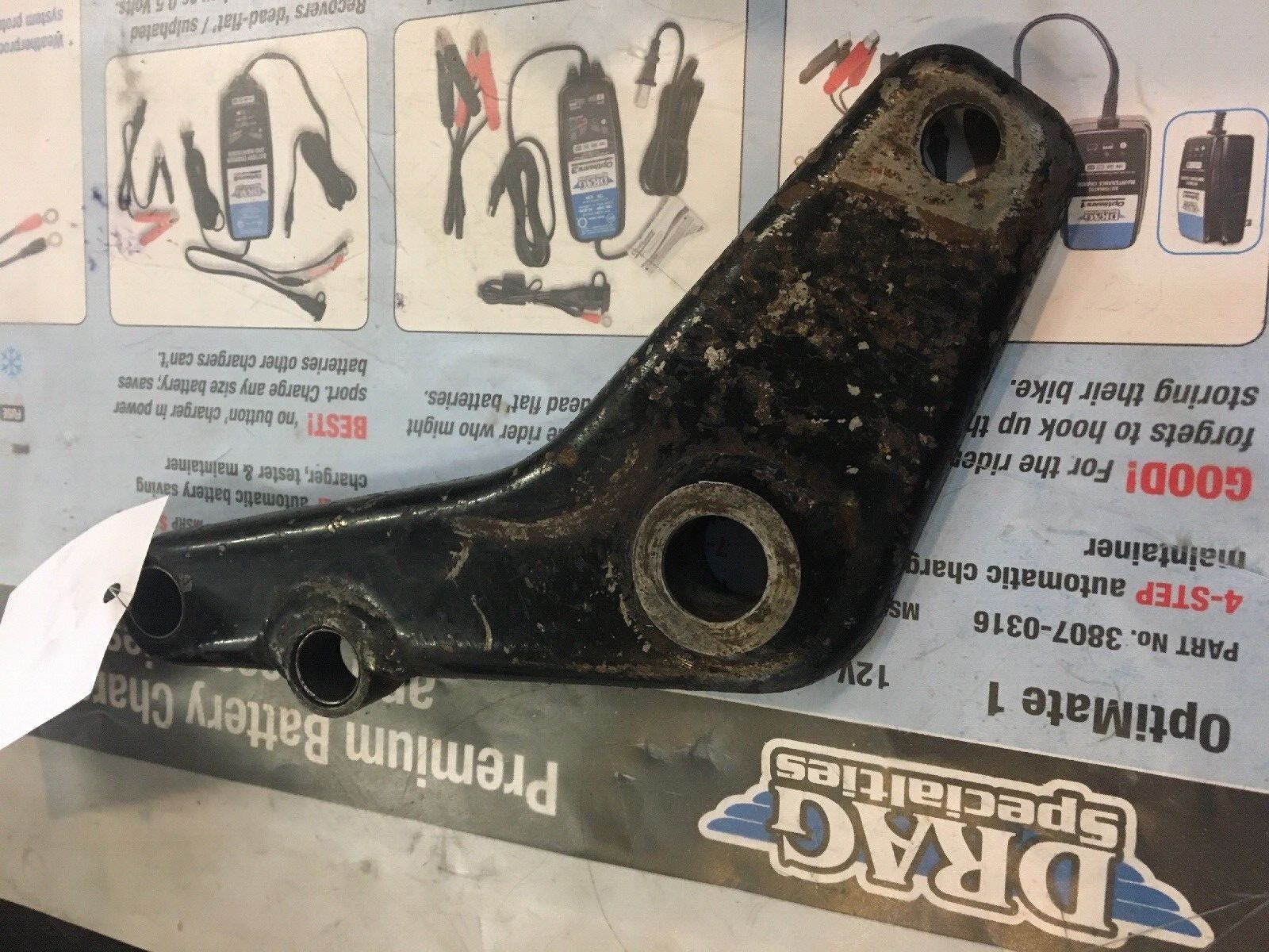 Harley Davidson OEM Rear Banana Caliper Bracket Black