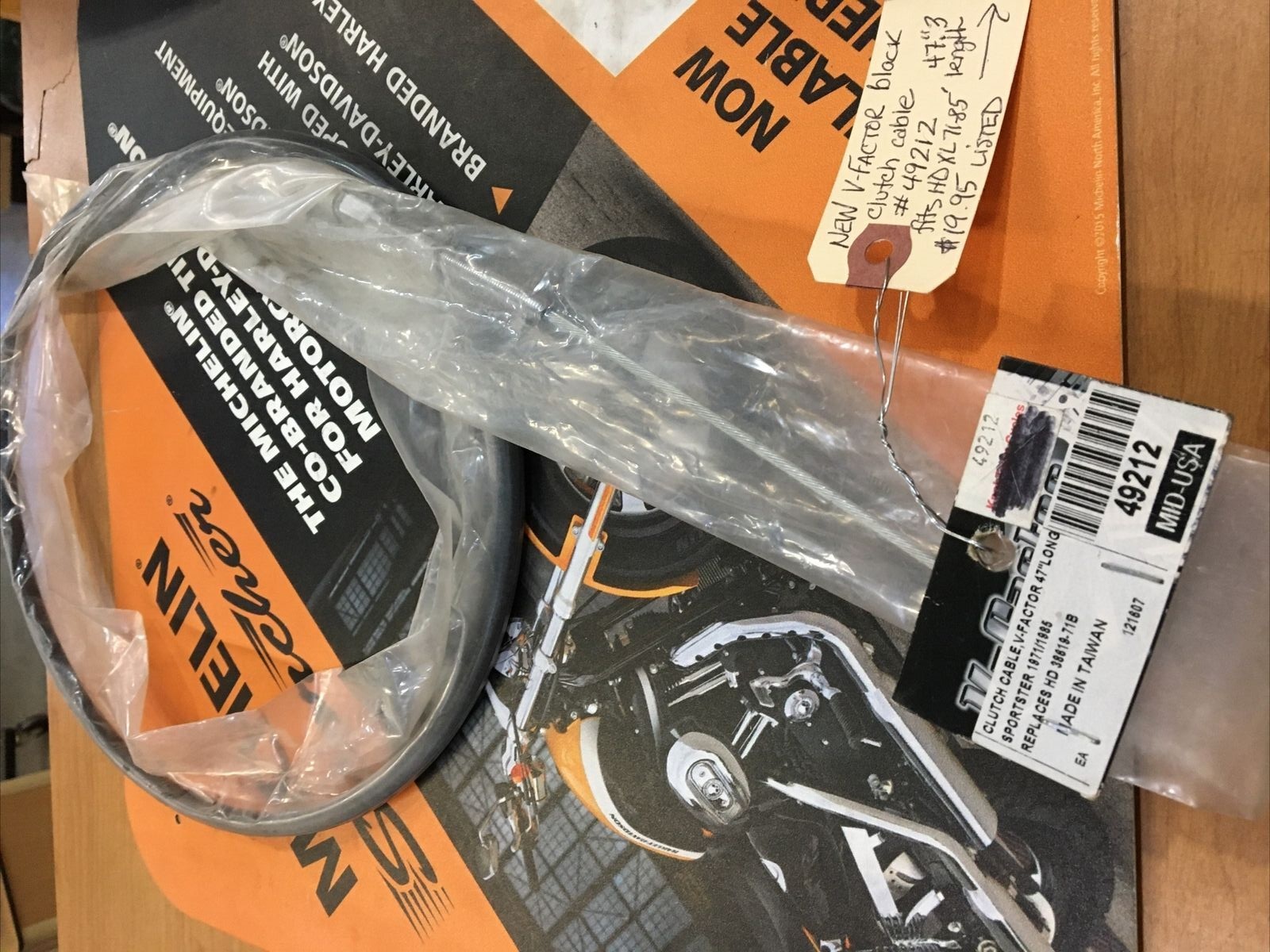 black clutch cable #49212 | Knobtown Cycle Kansas City