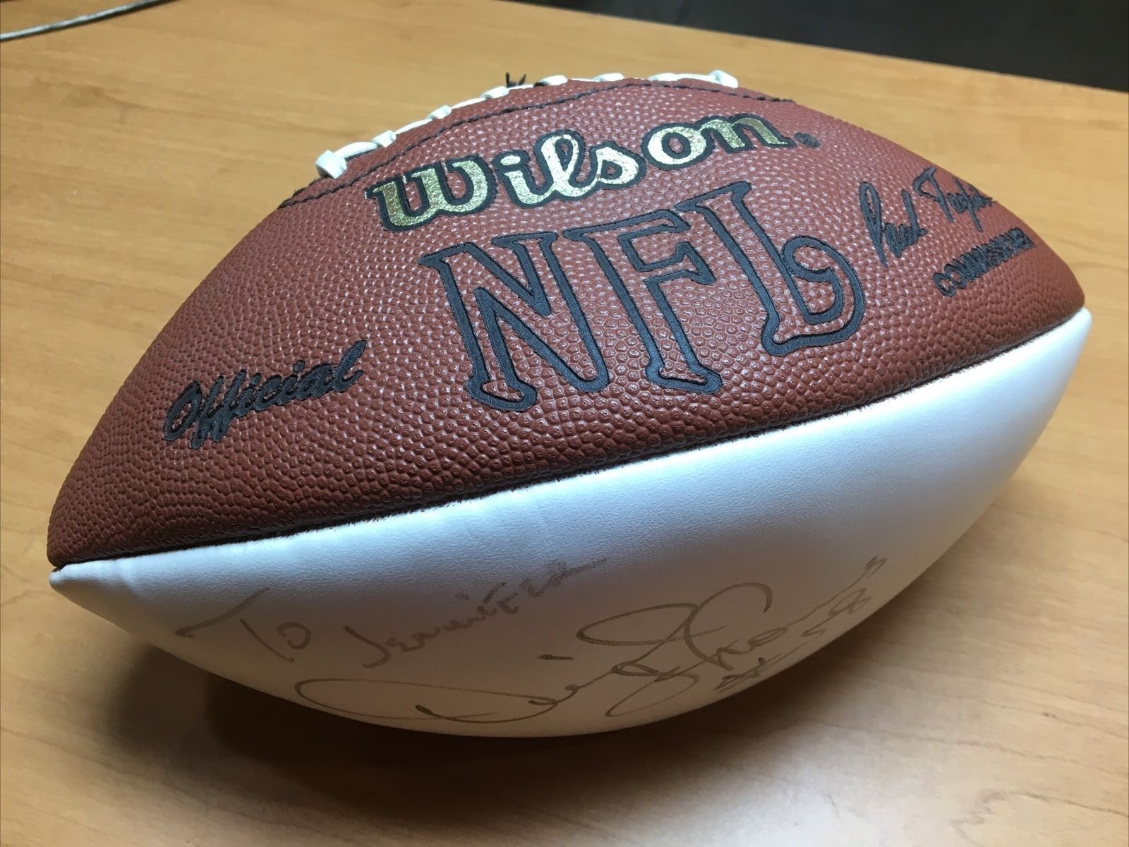 Derrick Thomas Autographed Football | Knobtown Cycle