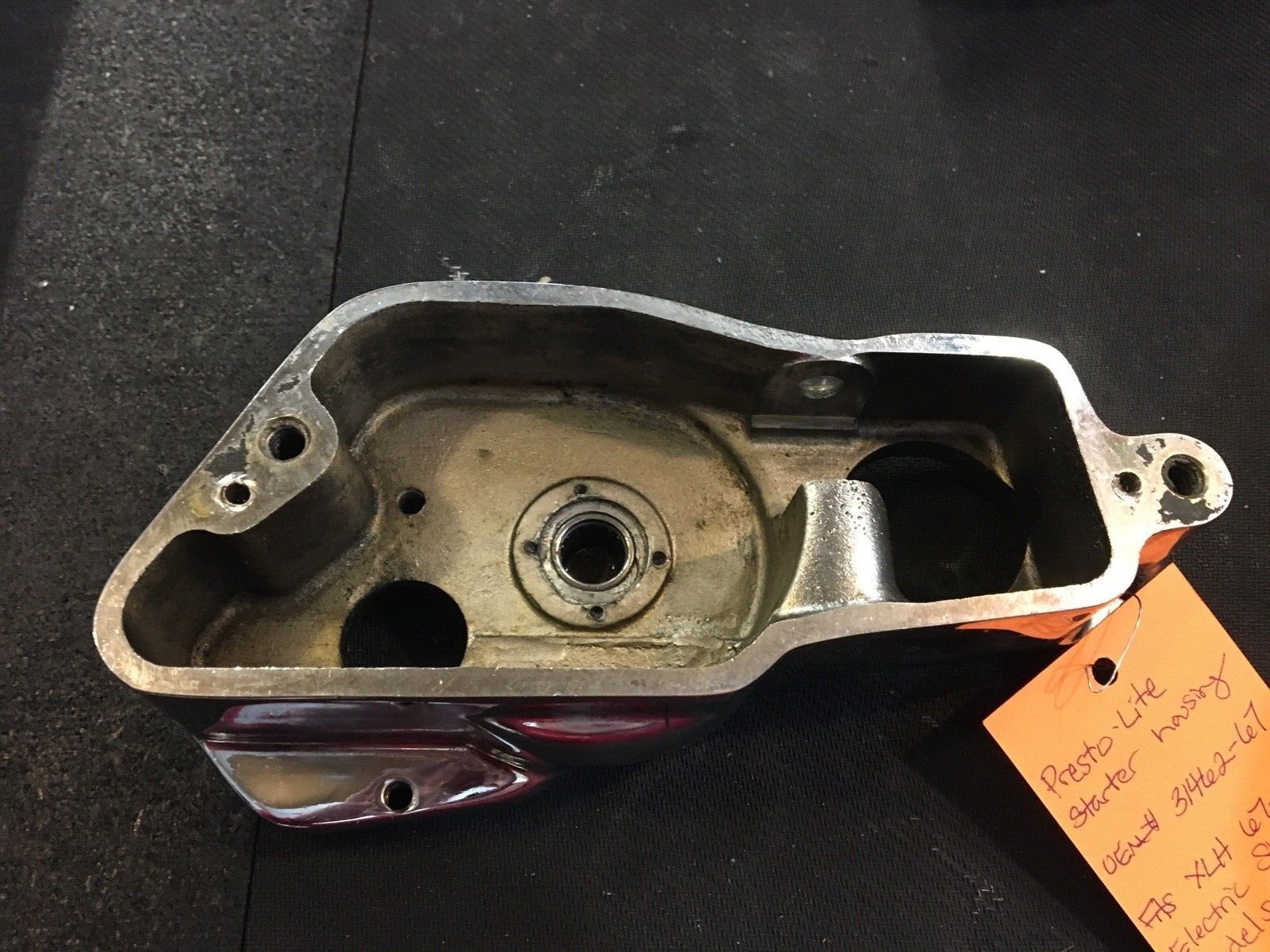 Chrome Prestolite Starter Housing #31462-67 | Knobtown Cycle