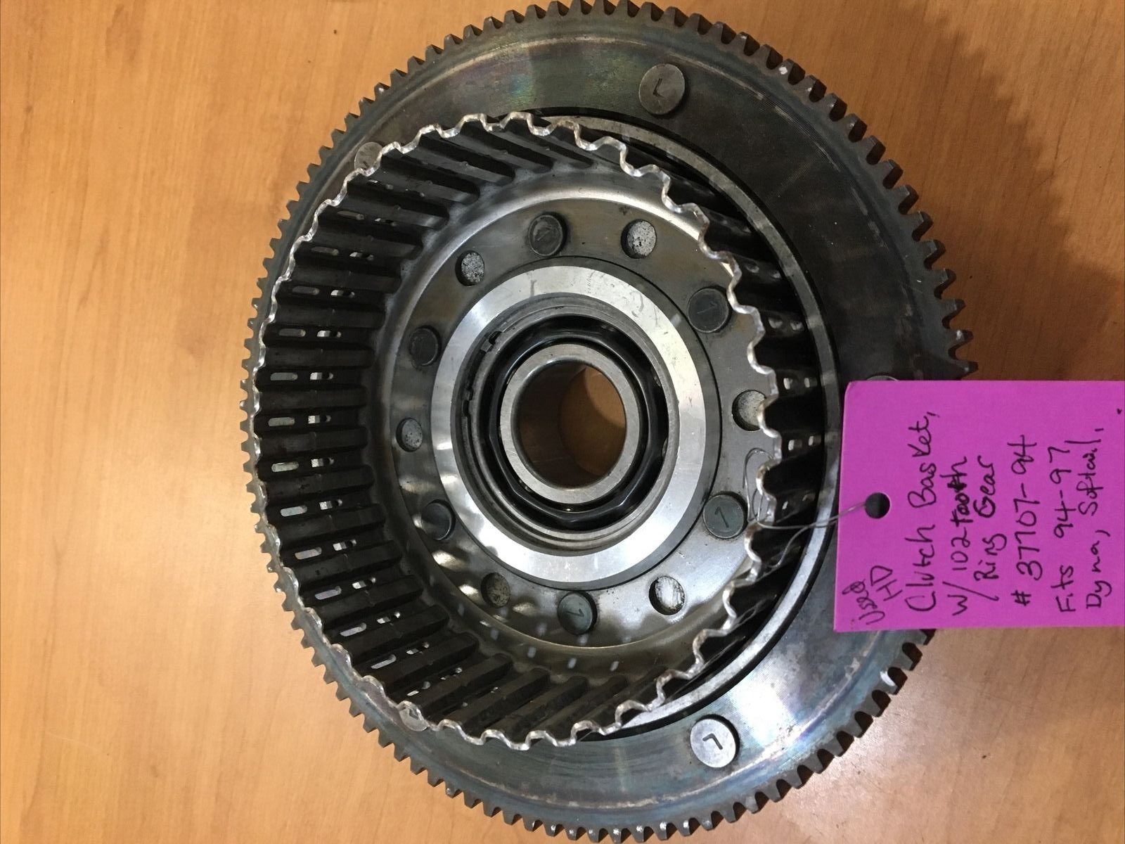 Harley Davidson OEM Clutch Basket With 102 Tooth Ring Gear
