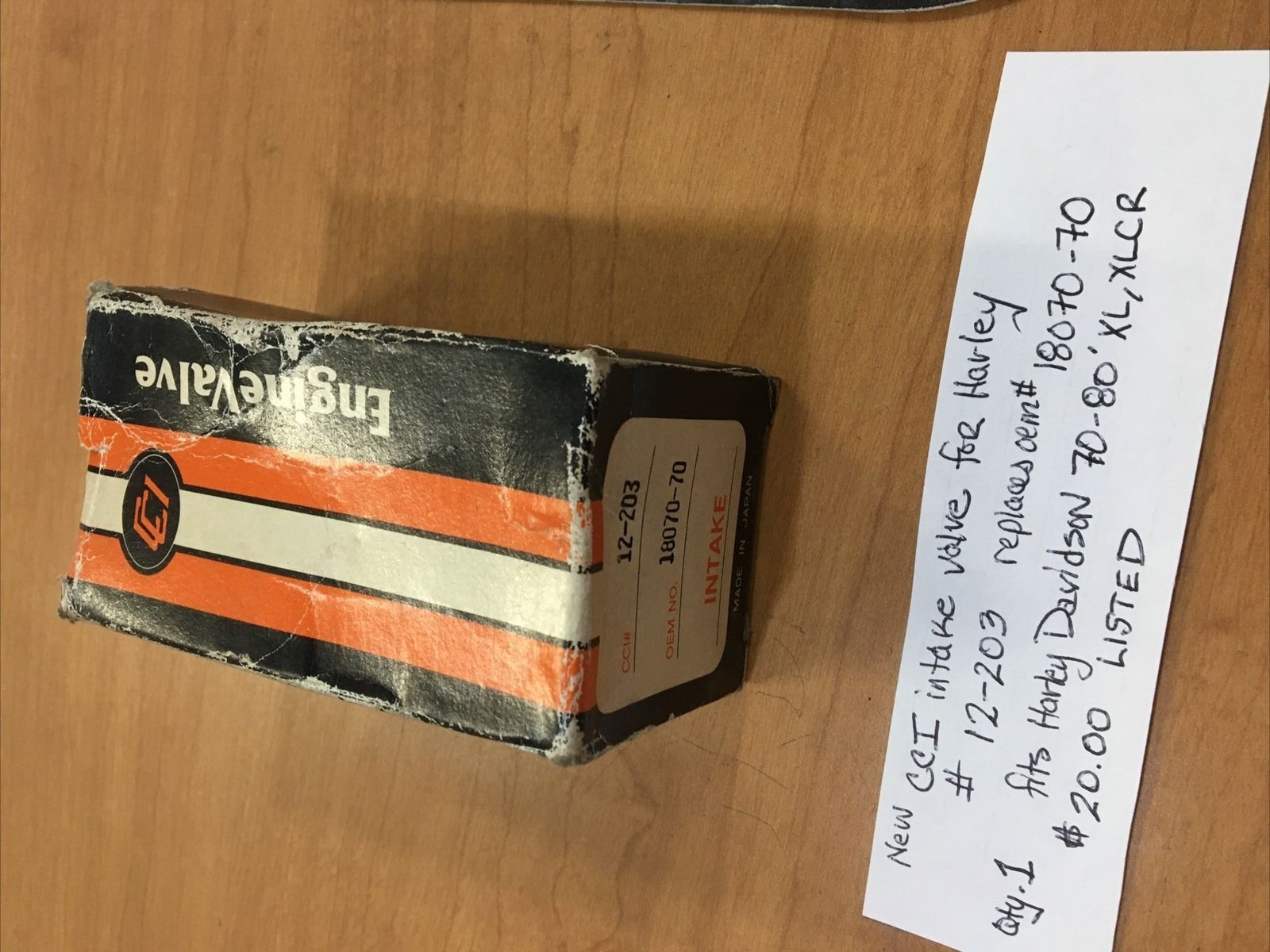 intake valve for Harley #12-203 | Knobtown Cycle Kansas City