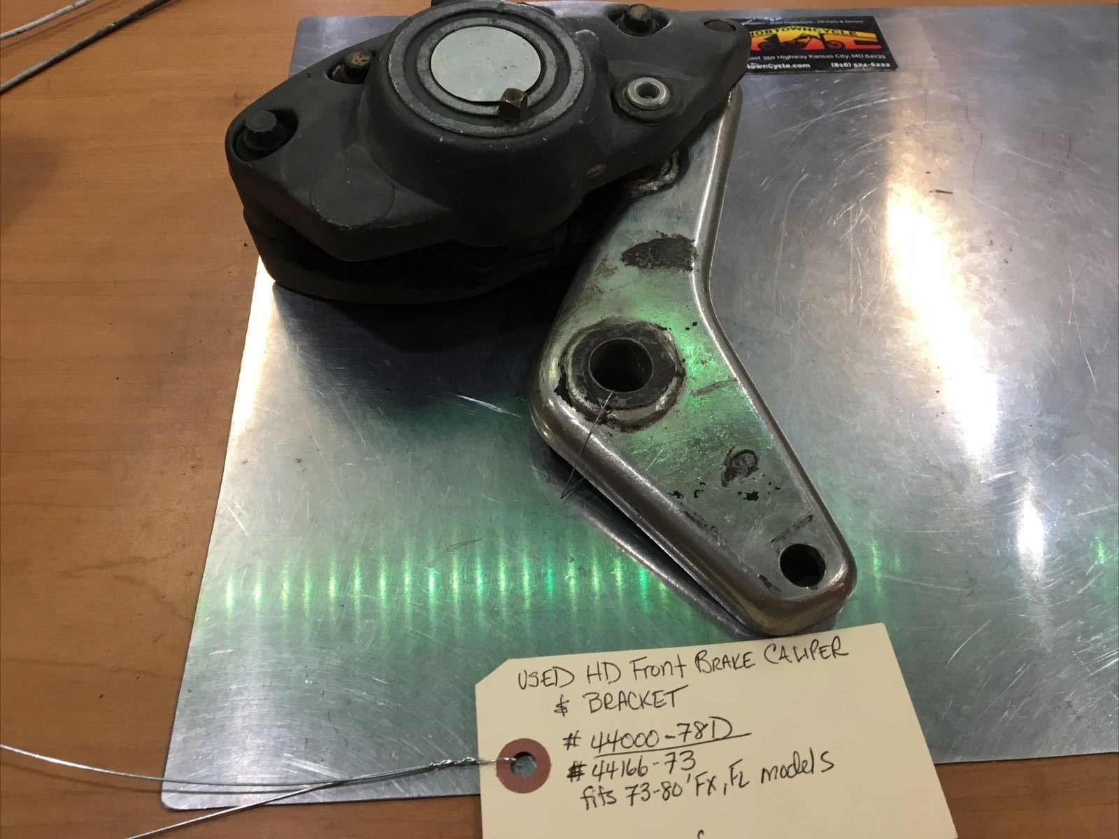 Harley Davidson Front Brake Caliper & Bracket #44000-78D