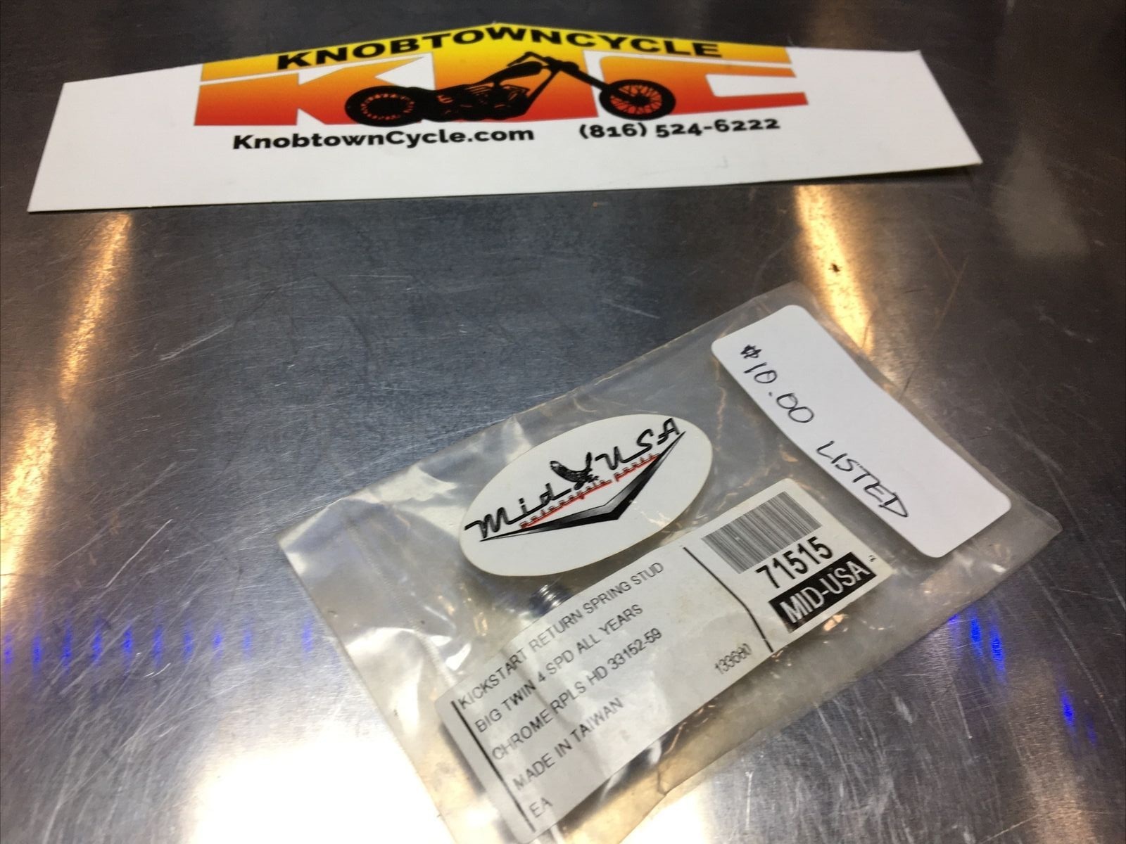 Kickstart Return Spring Stud For Harley #71515