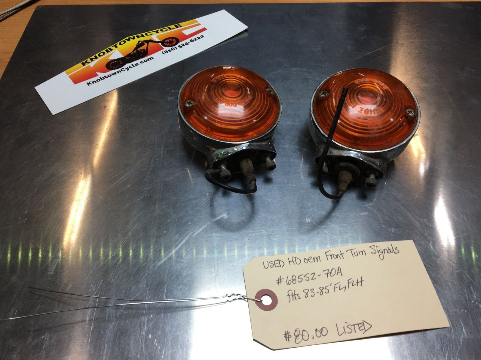 Harley Davidson oem Front Turn Signals #68552-70A