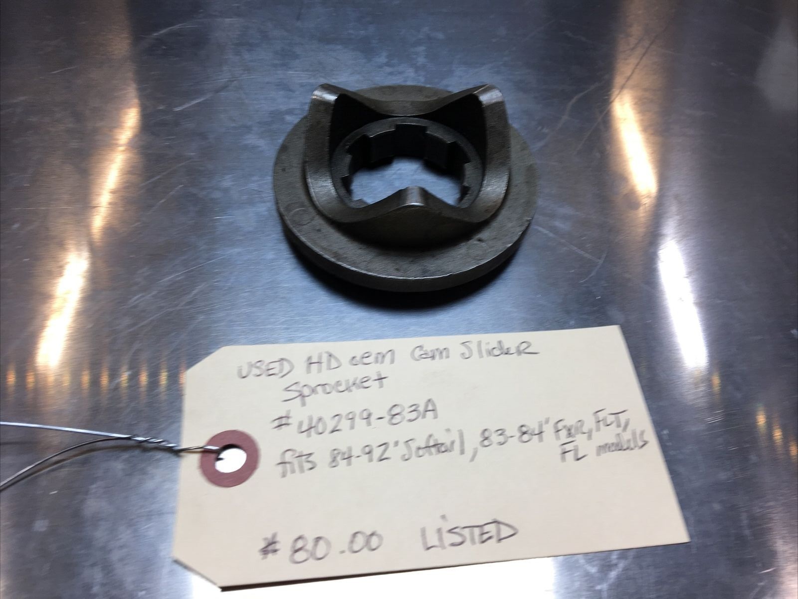 Harley Davidson oem Cam Slider Sprocket #40299-83A