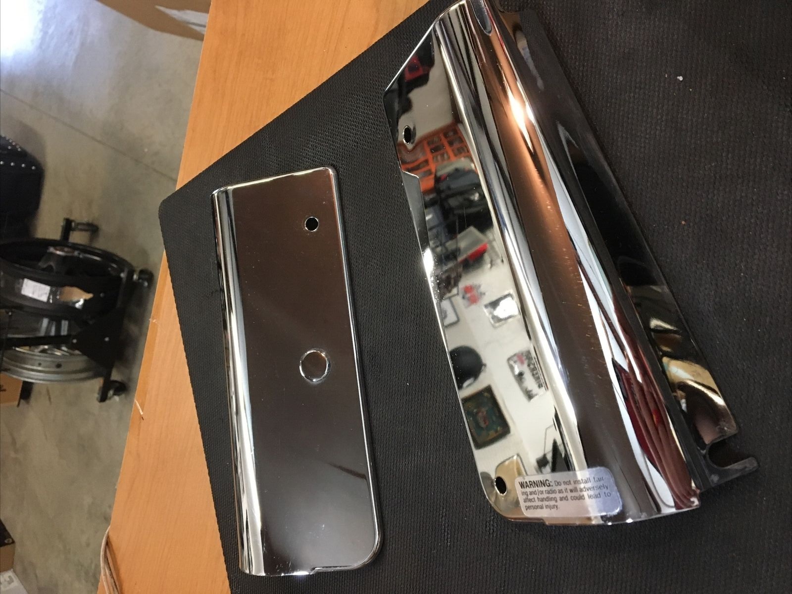 Harley Davidson OEM Chrome LH/RH Back panels