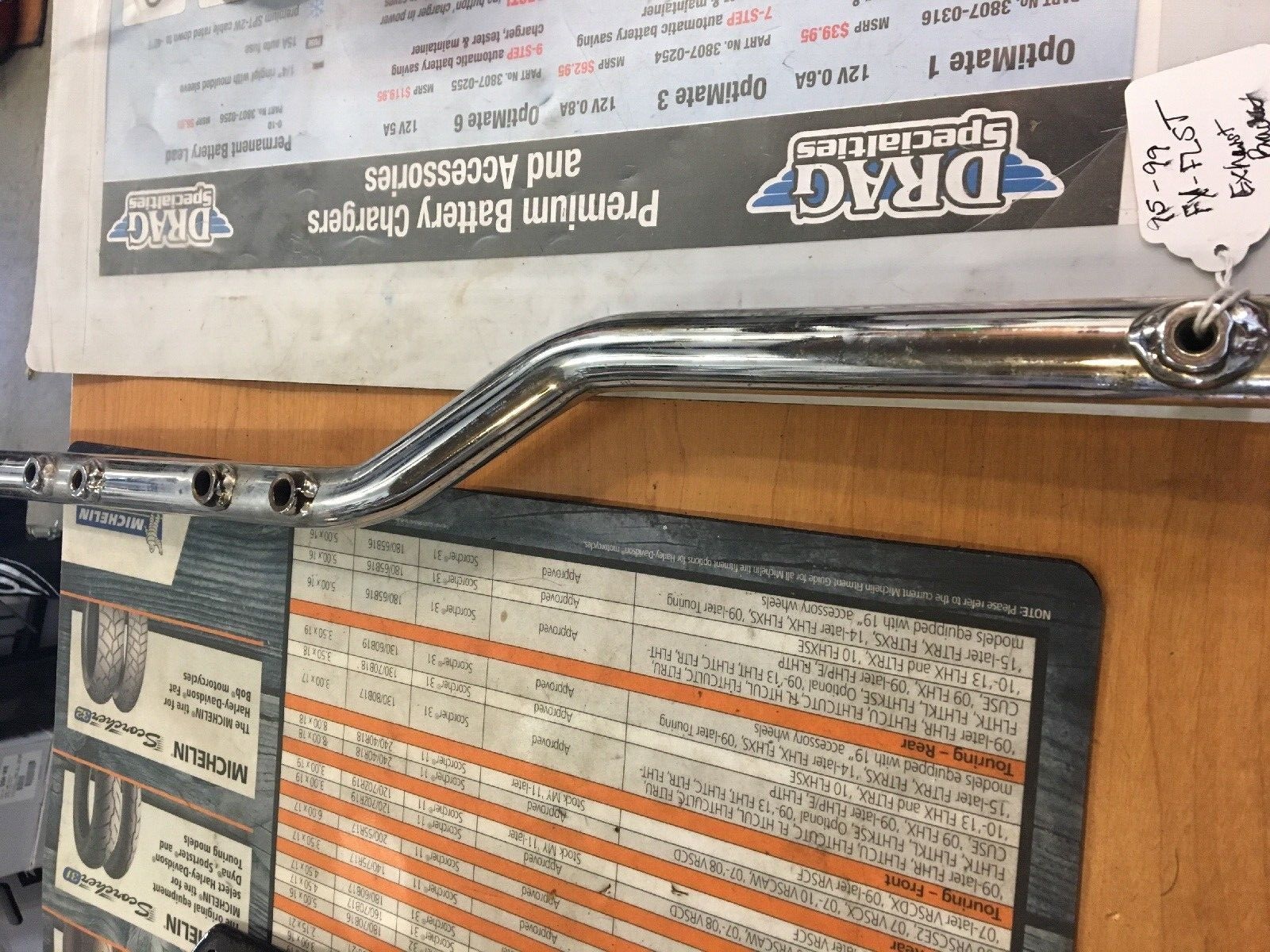 Harley Davidson Chrome Muffler Support Tube #65459-95