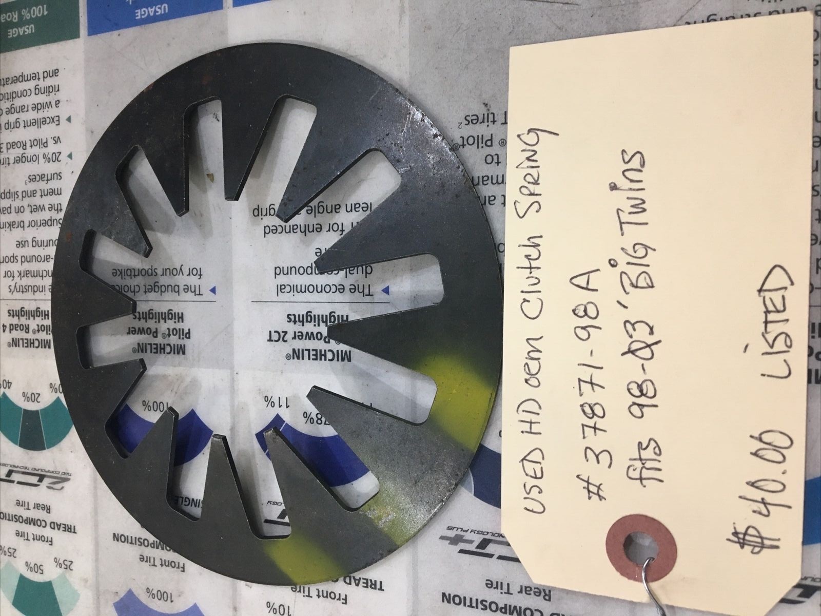 Harley Davidson oem Clutch Spring #37871-98A