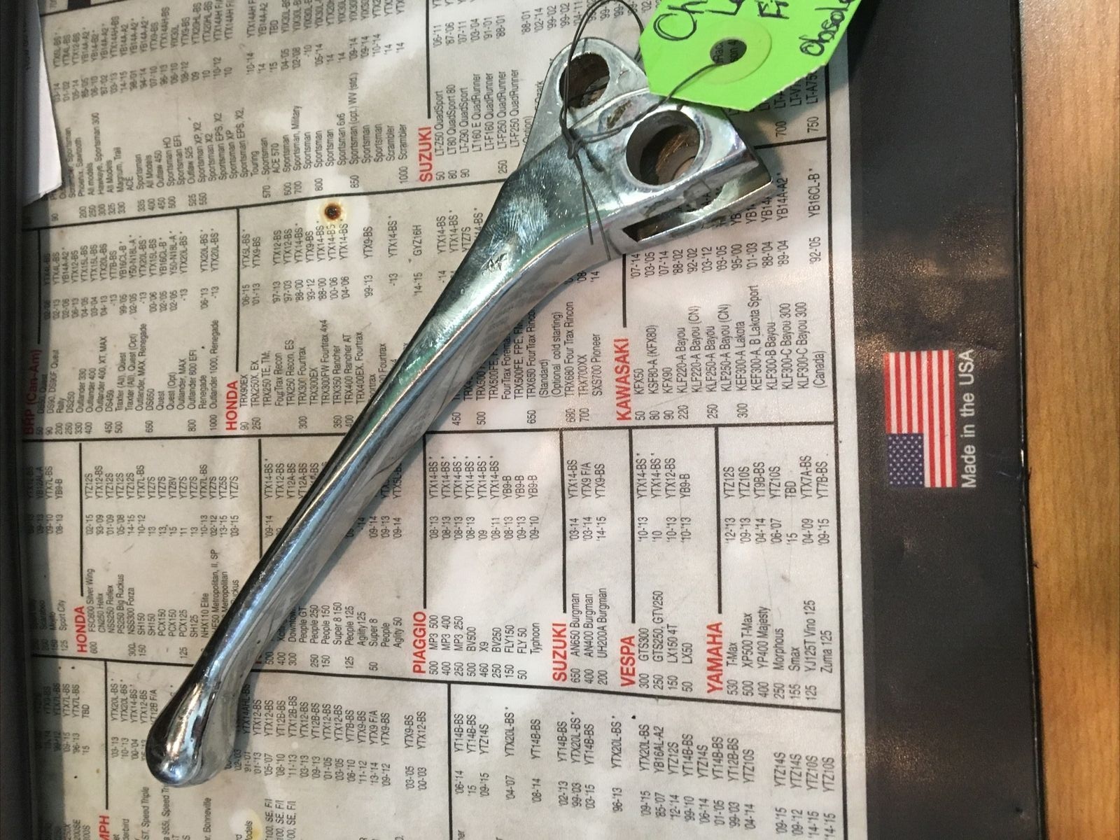 Chrome clutch lever #45024-65A | Knobtown Cycle Kansas City