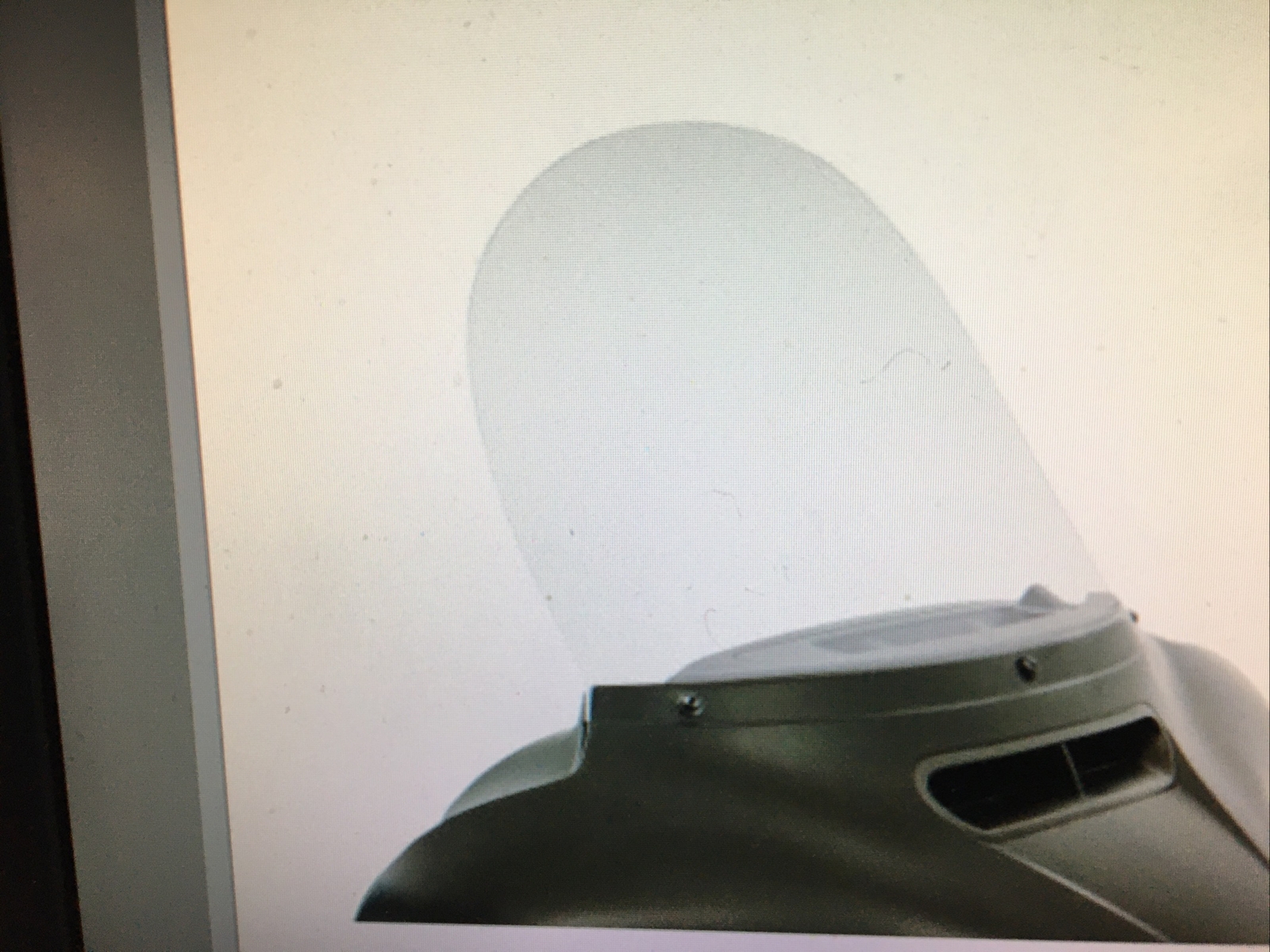 15” Clear Replacement Windshield #MEP8190 | Knobtown Cycle