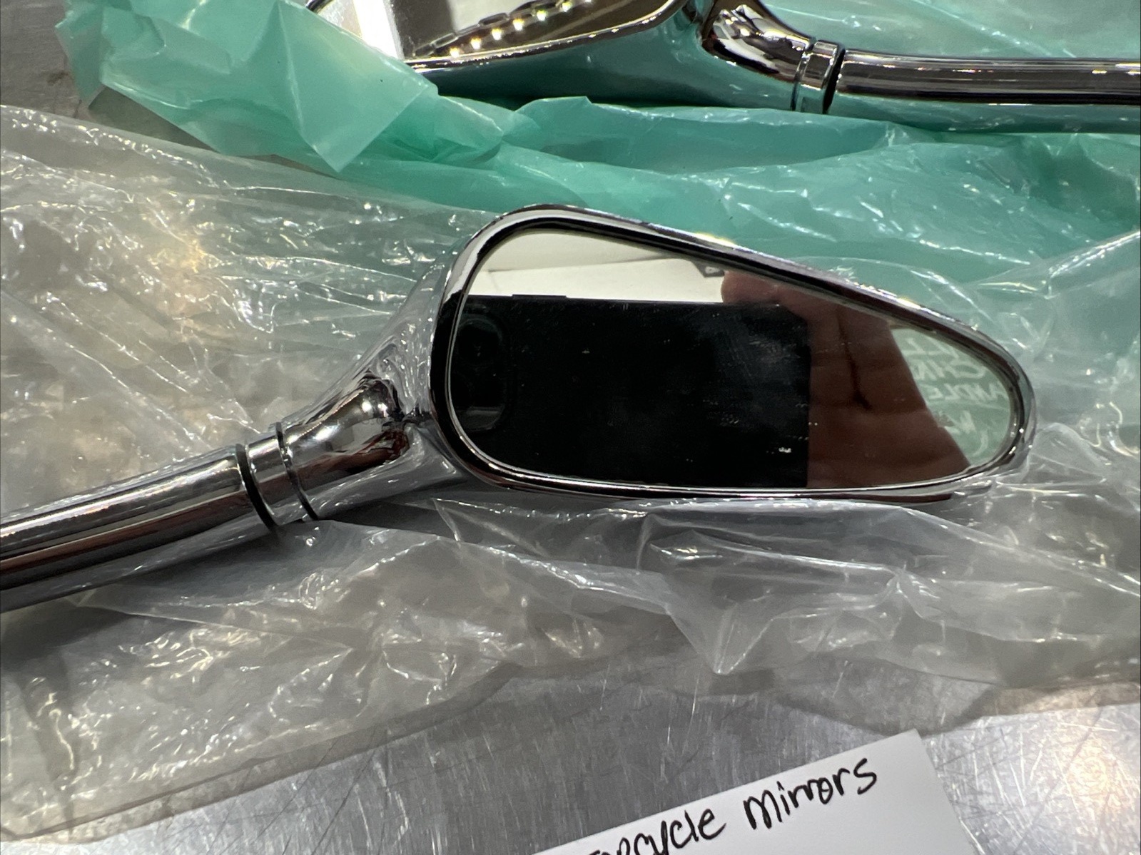 Custom Motorcycle Mirrors LH & RH | Knobtown Cycle