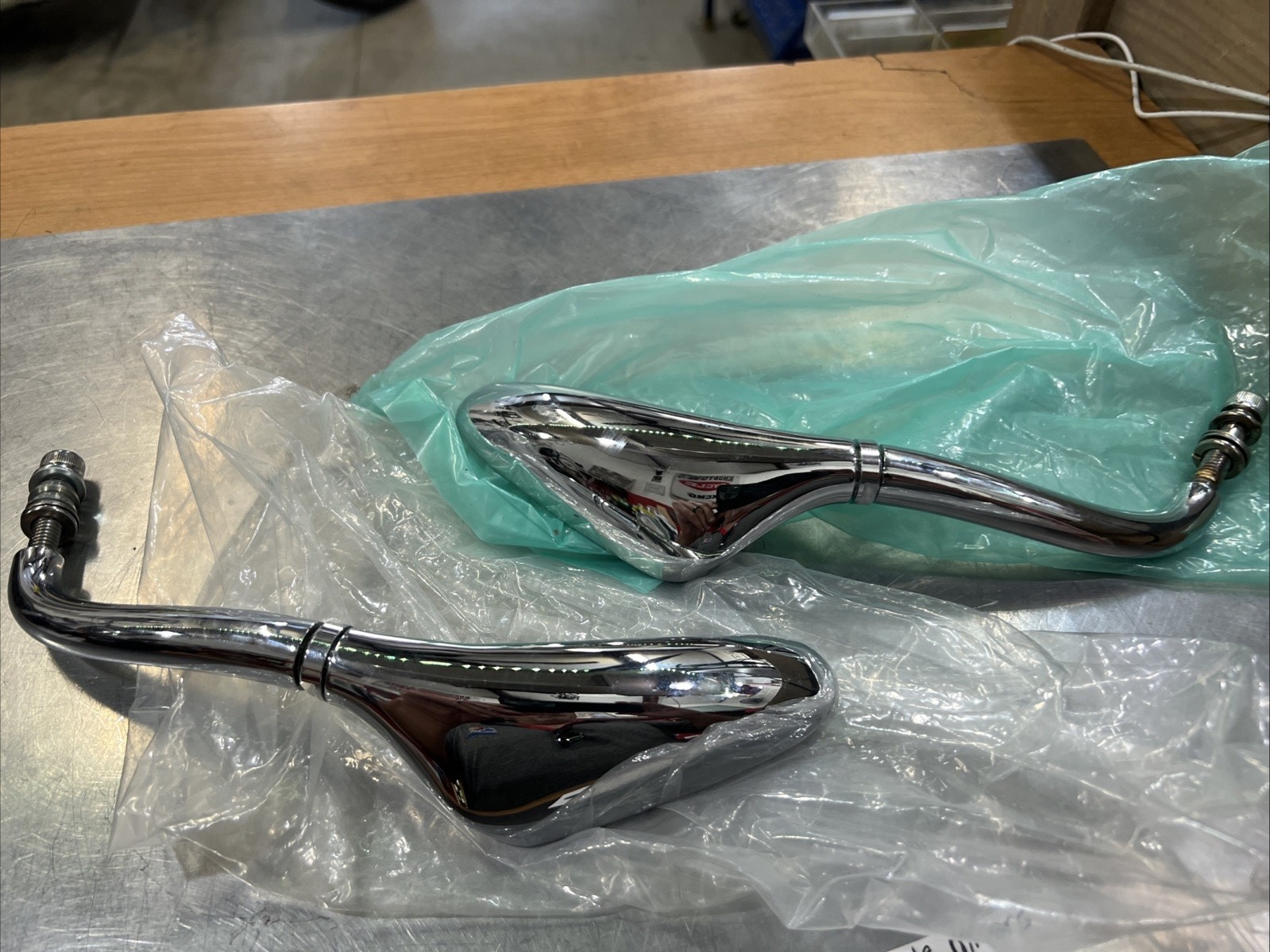 Custom Motorcycle Mirrors LH & RH | Knobtown Cycle