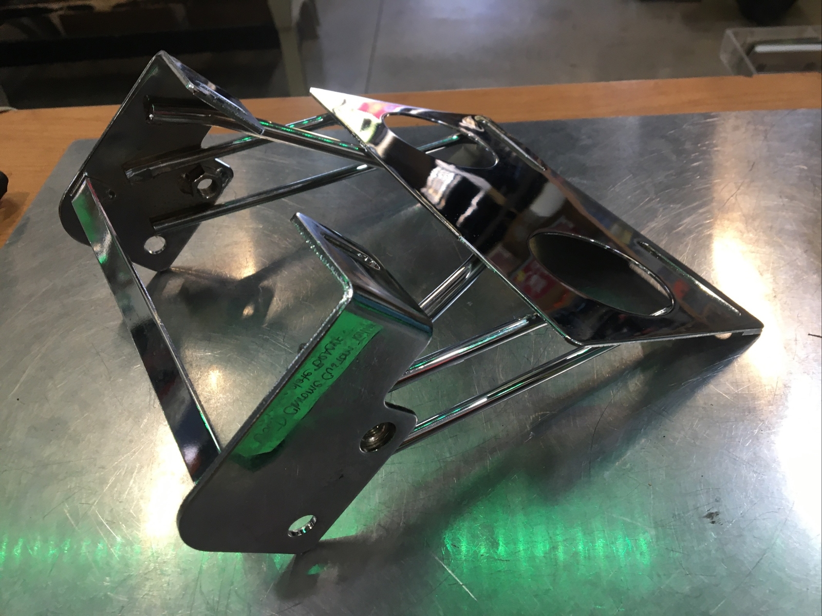 Chrome Custom Tailight/License Plate Bracket #DS-272026