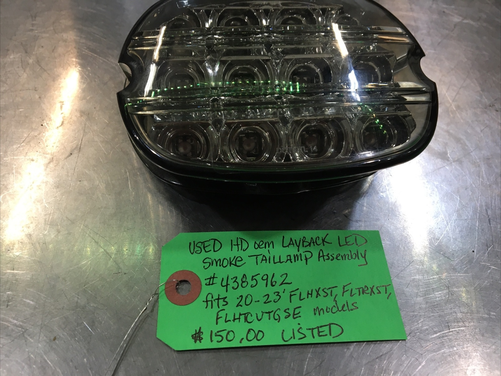 Harley Davidson oem Layback LED Smoke Tail Lamp Assembly