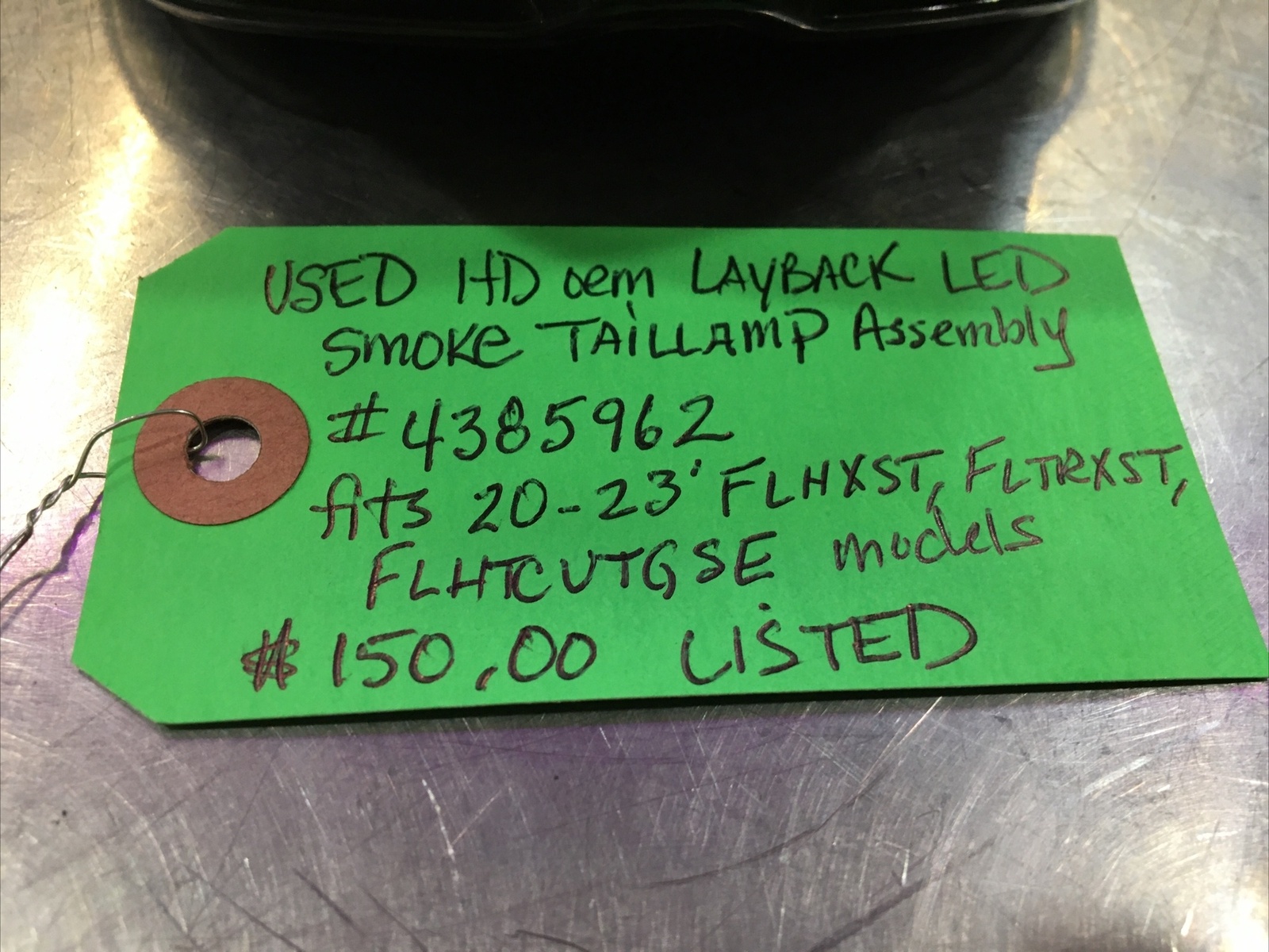 Harley Davidson oem Layback LED Smoke Tail Lamp Assembly