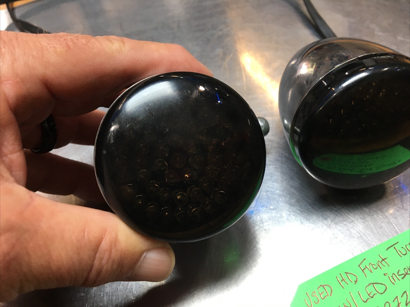 Harley Davidson Front Turn Signals W/LED Inserts #68972-00