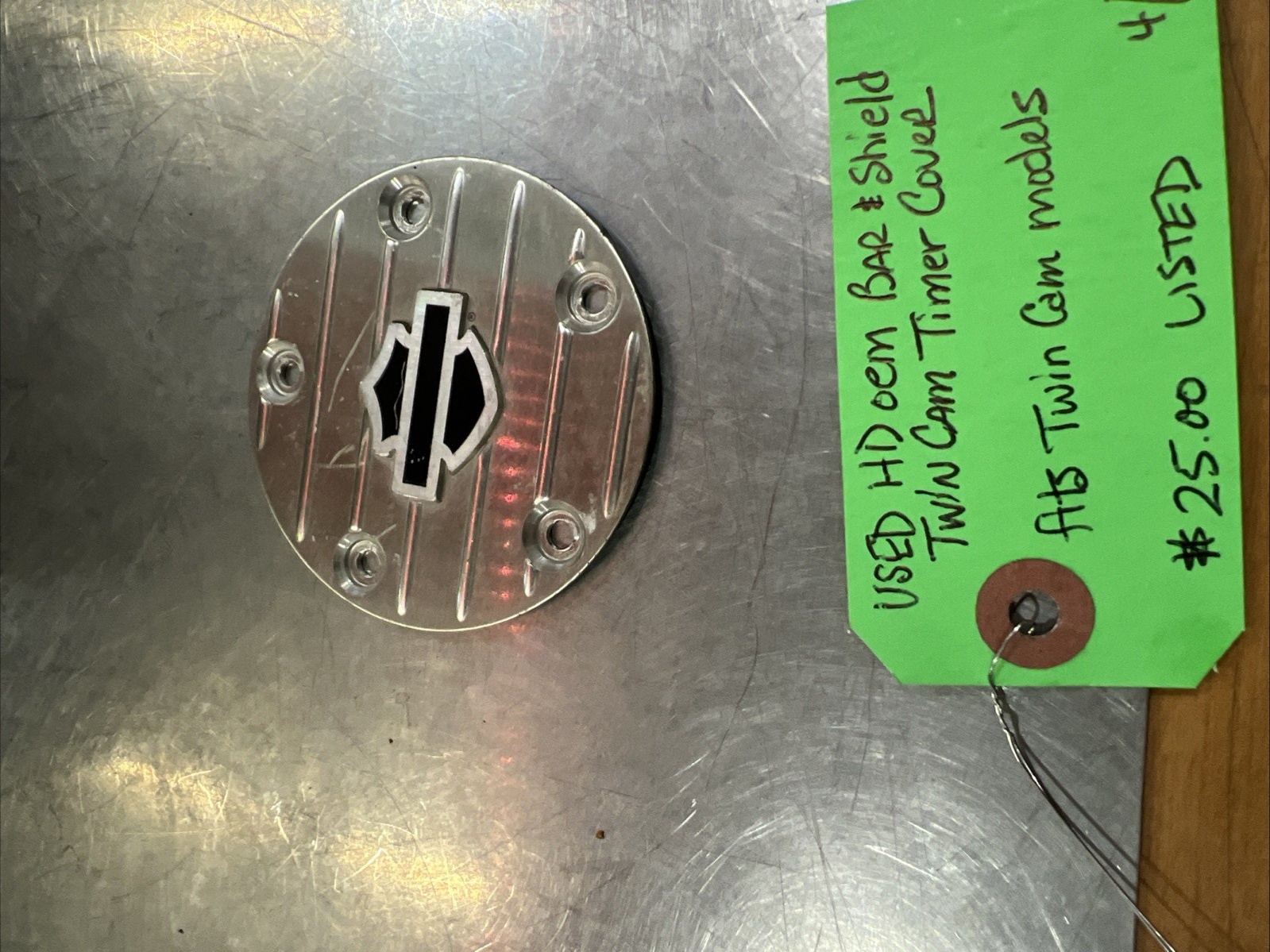 Harley Davidson oem Bar & Shield Twin Cam Timer Cover 