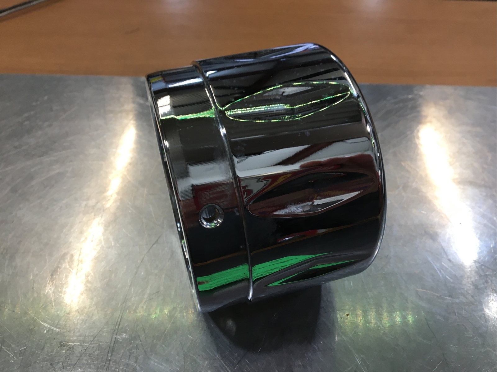 RCX Exhaust 4” Billet End Cap Rival Eclipse Chrome