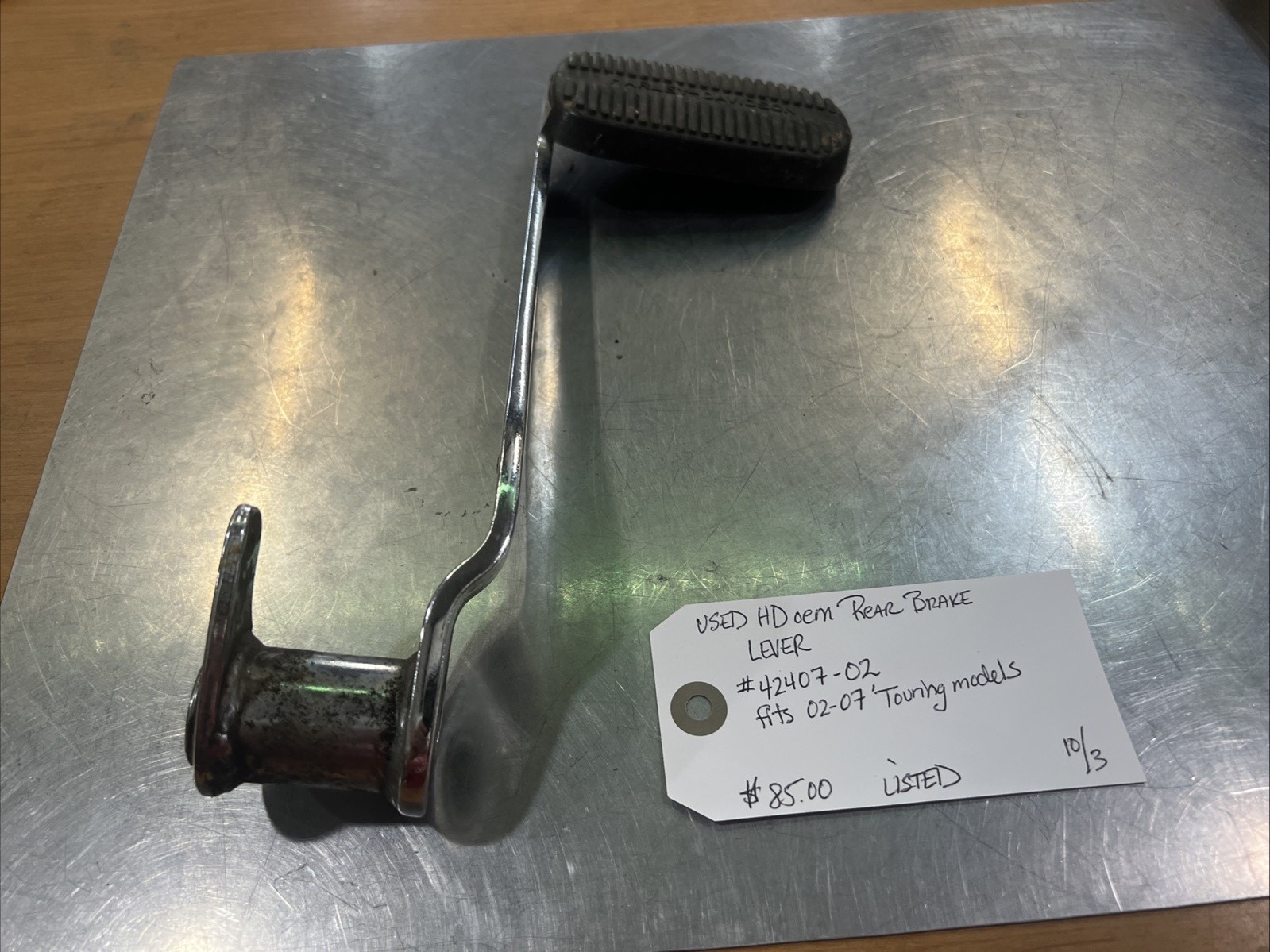 Harley Davidson oem Rear Brake Lever #42407-02